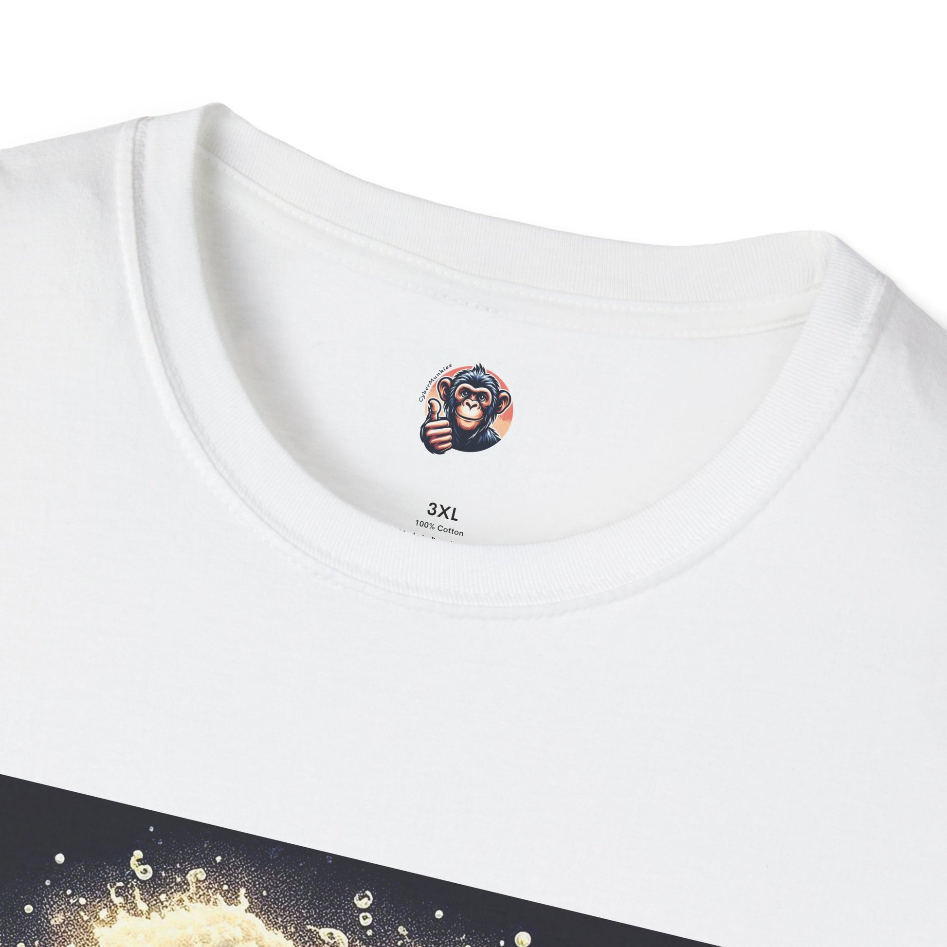 Capuchin Monkey surfer dude T-Shirt Printify