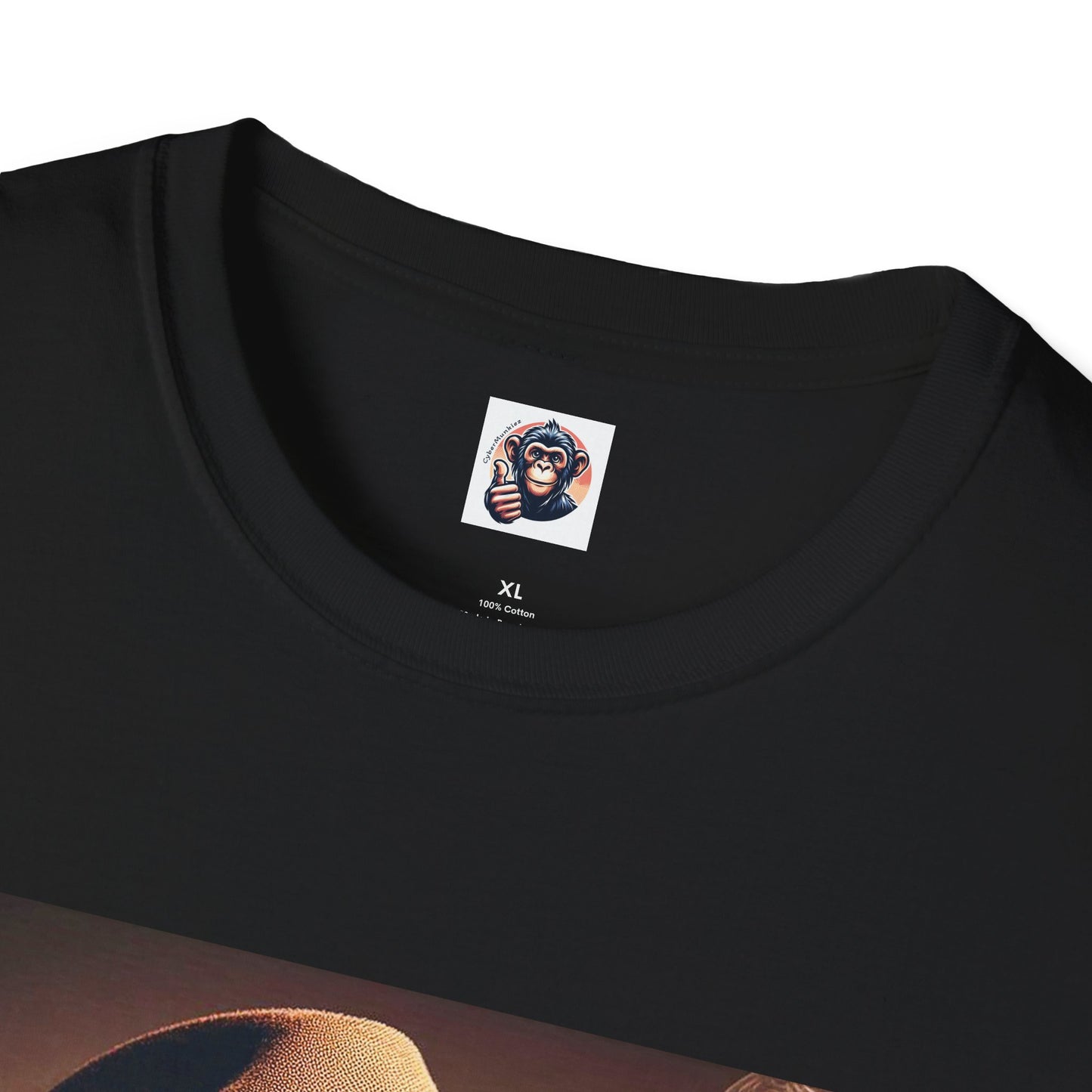 Capuchin Monkey smoking cigar shirt T-Shirt Printify