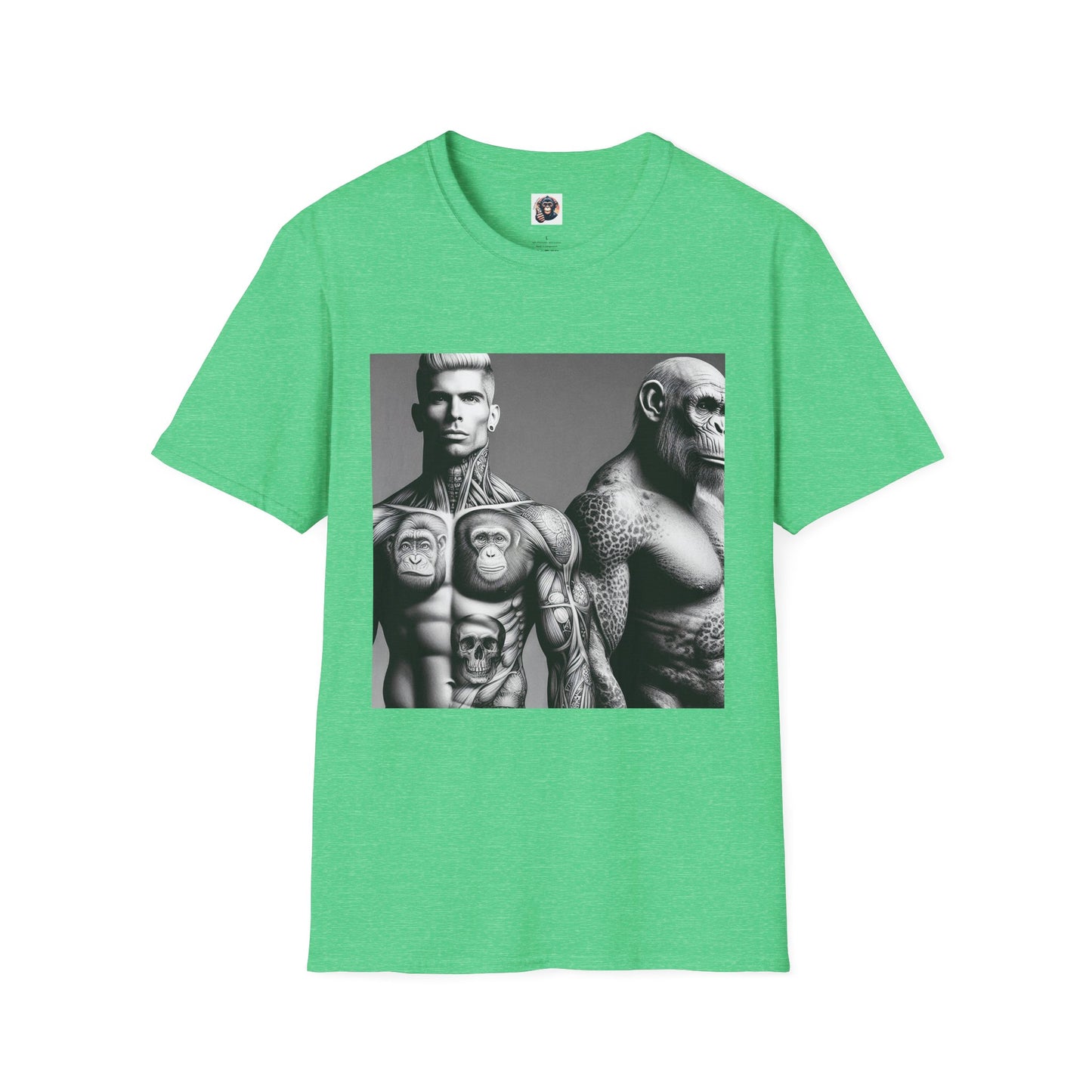 Homo Sapiens personal trainers T-Shirt Printify S Heather Irish Green