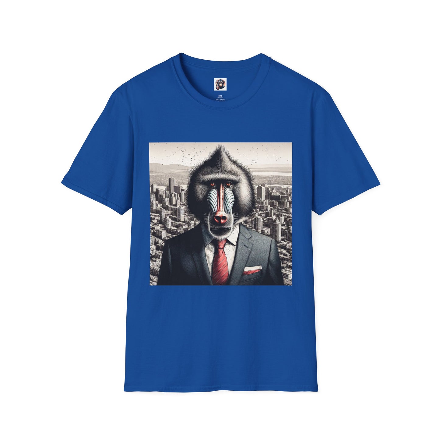 Baboon business professionals T-Shirt Printify XS Royal
