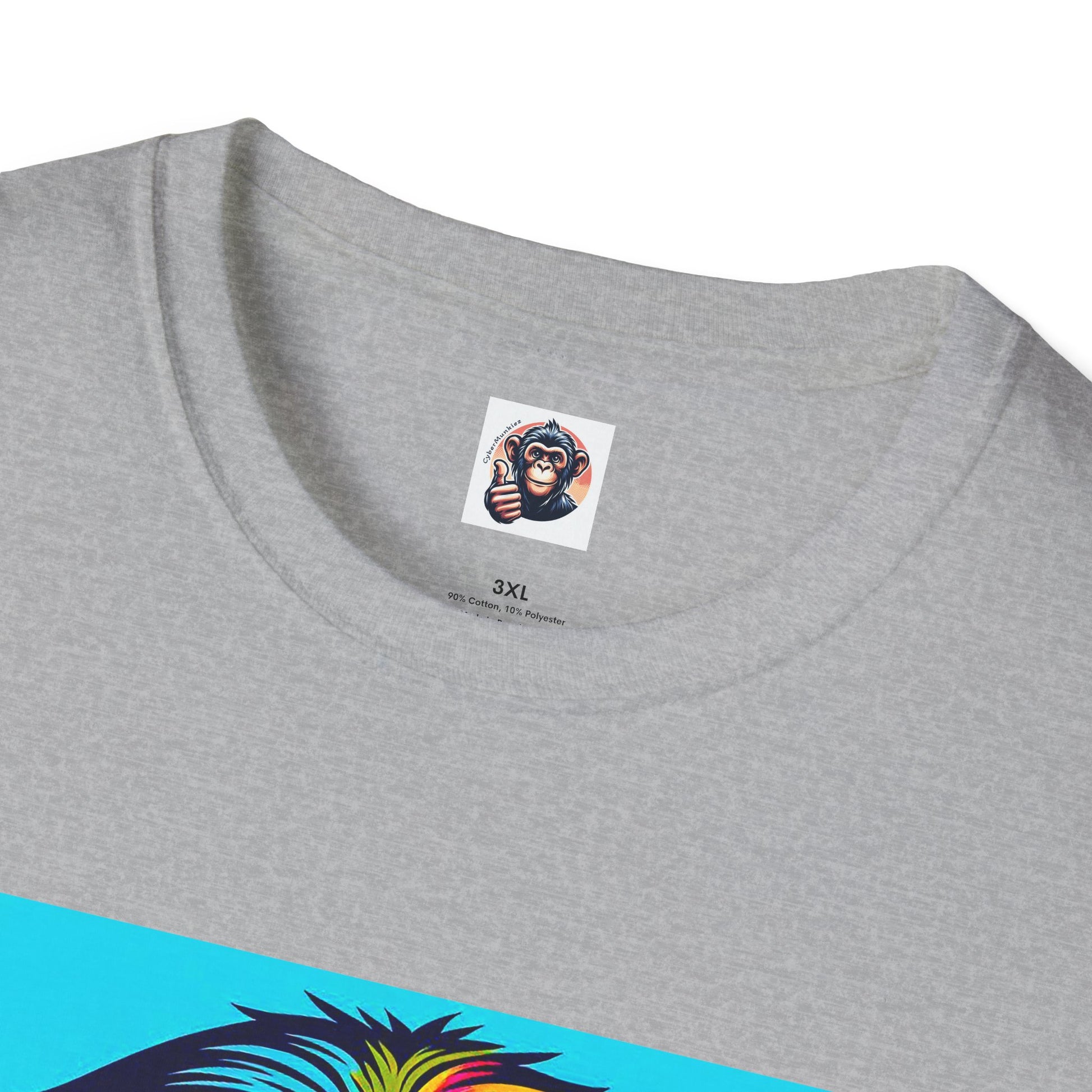 Chimp happy man T-Shirt Printify