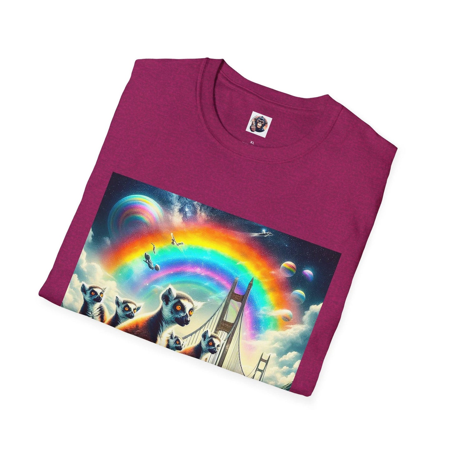 Lemurs rainbow bridge by Printify