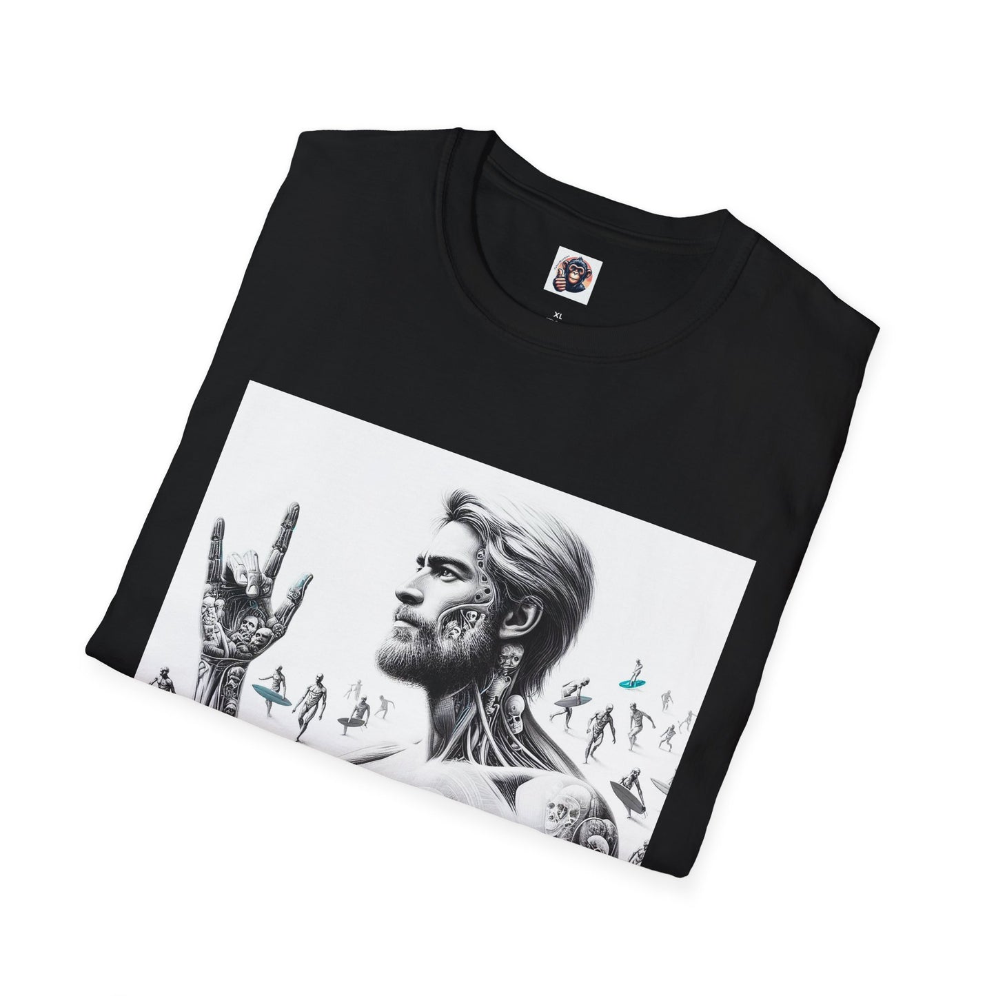 Homo Sapiens robot T-Shirt Printify