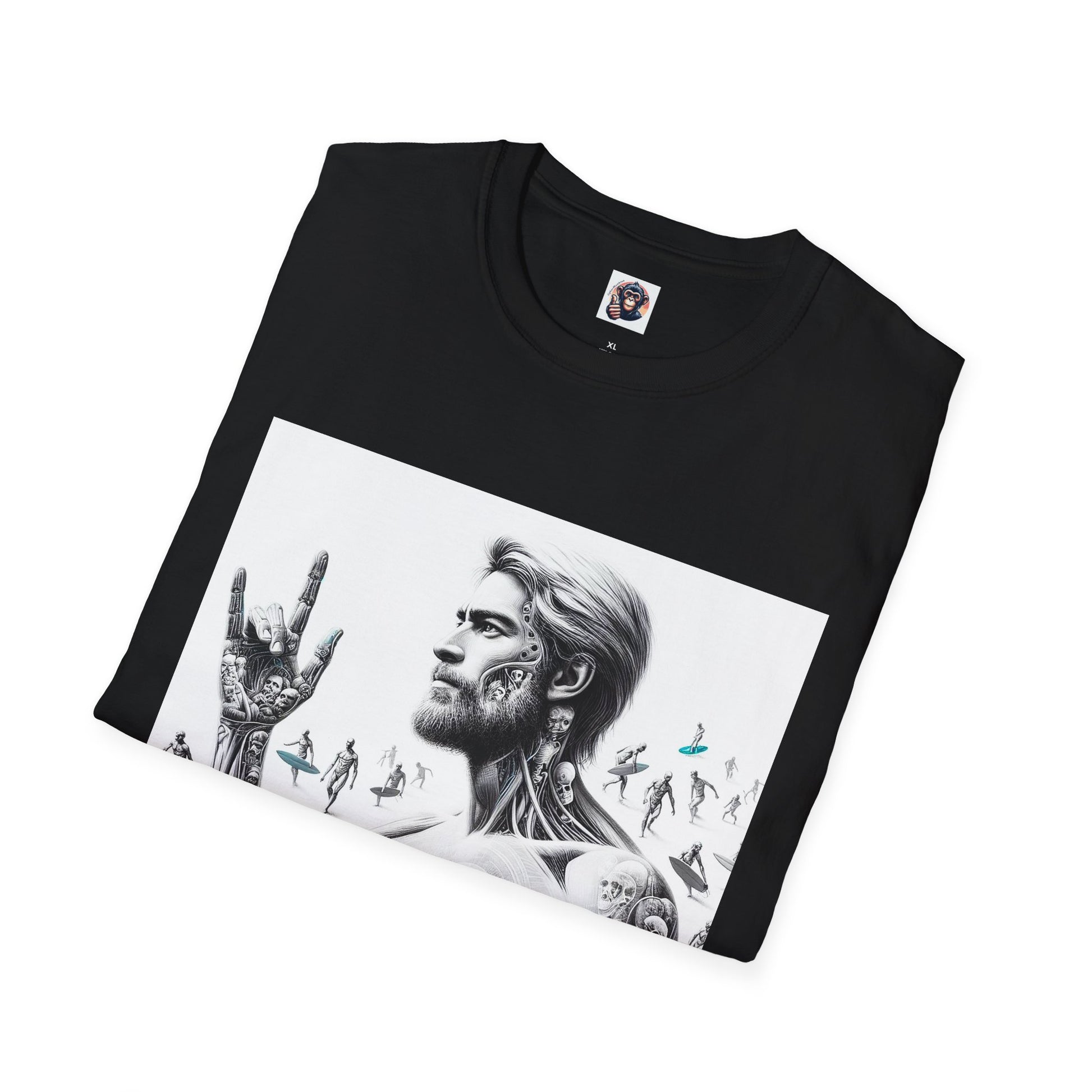 Homo Sapiens robot T-Shirt Printify