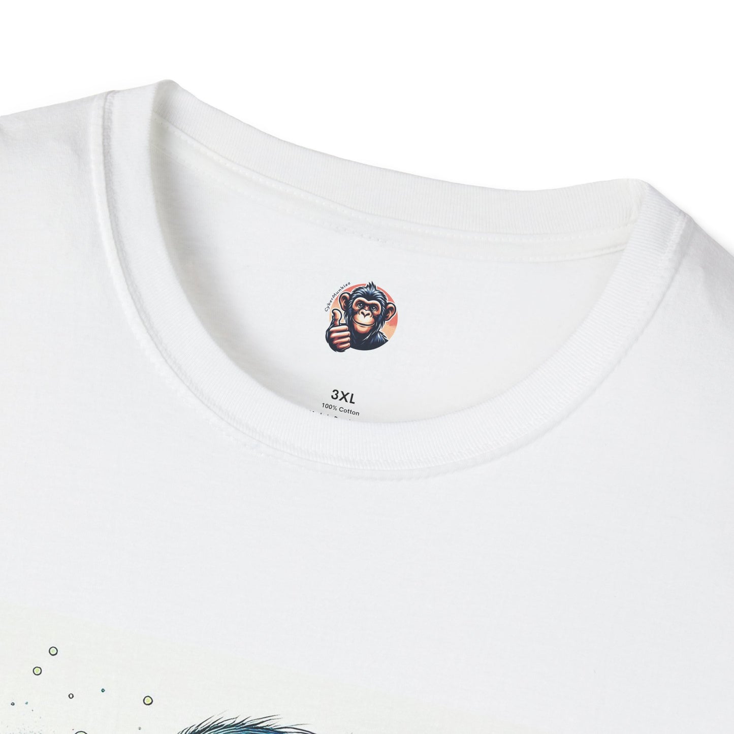 Bonobo surfing T-Shirt Printify