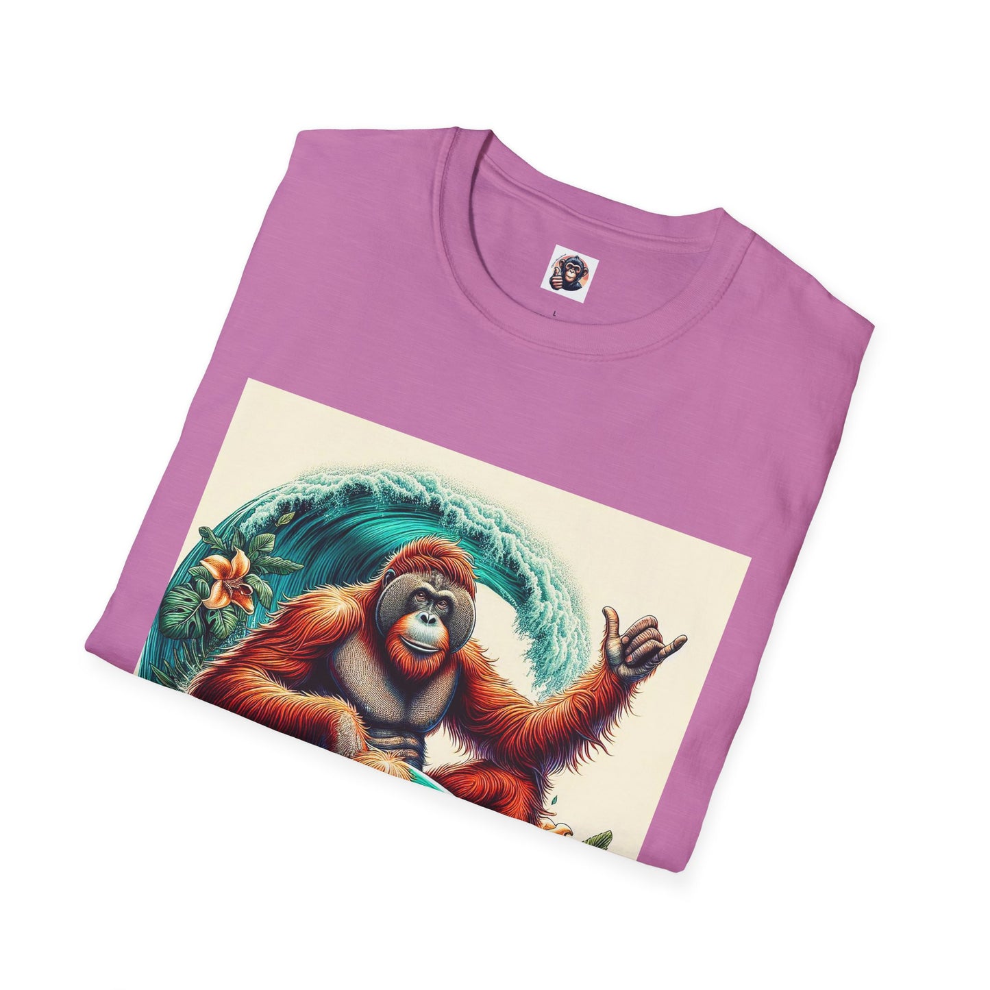 Orangutans beach dude