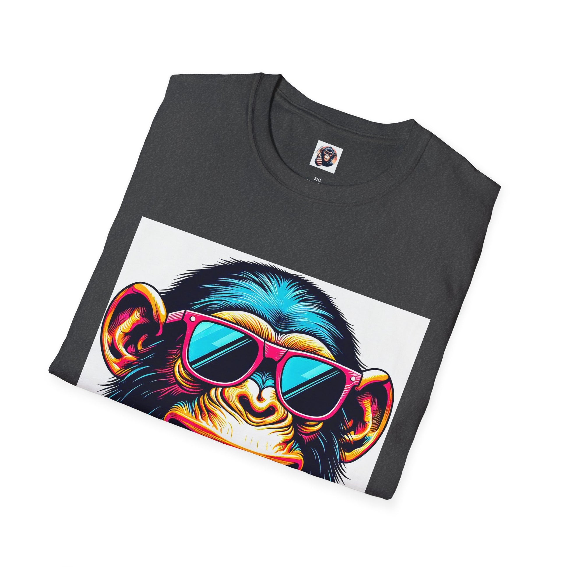 Chimp cool shades T-Shirt Printify