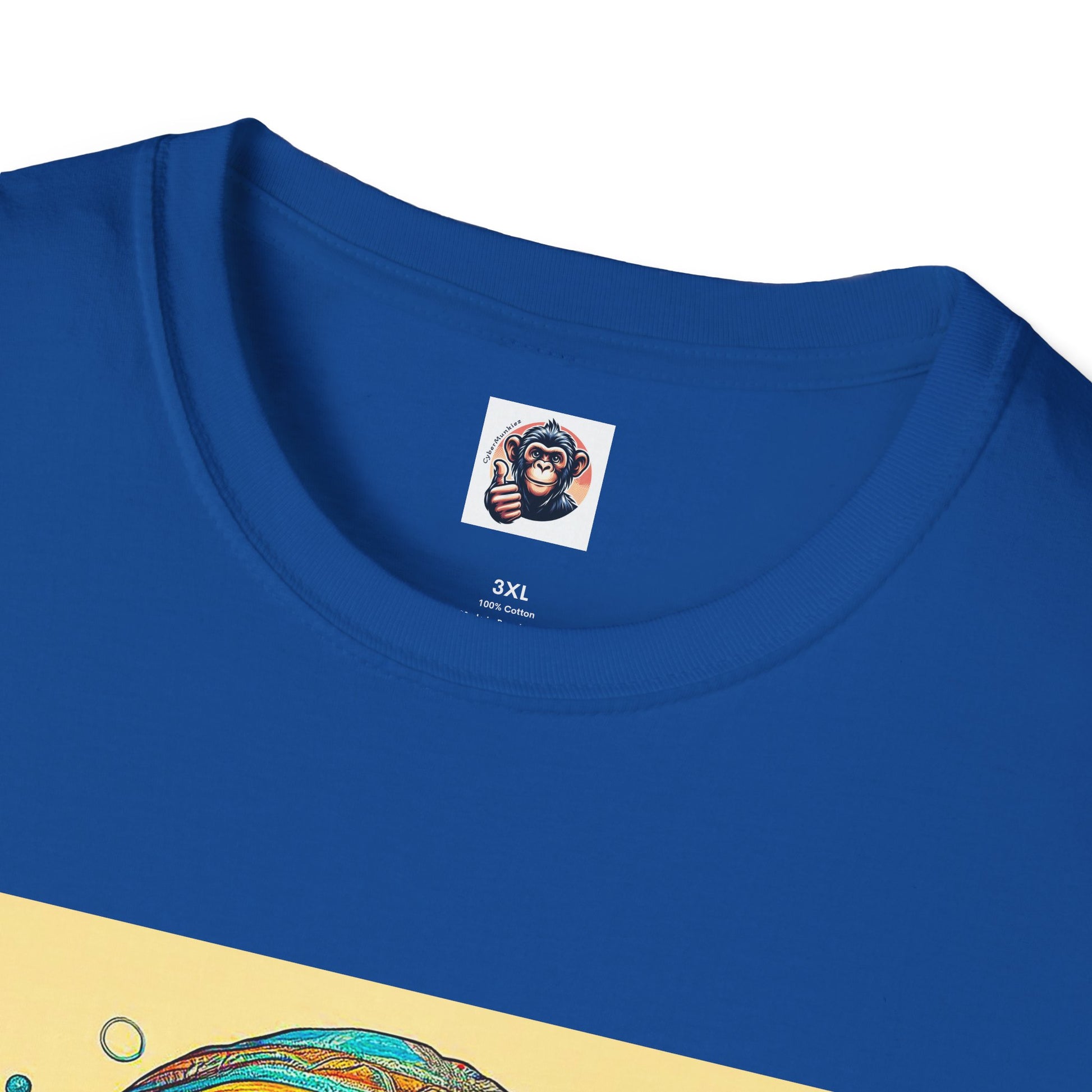 Capuchin Monkey 70s princess shirt T-Shirt Printify