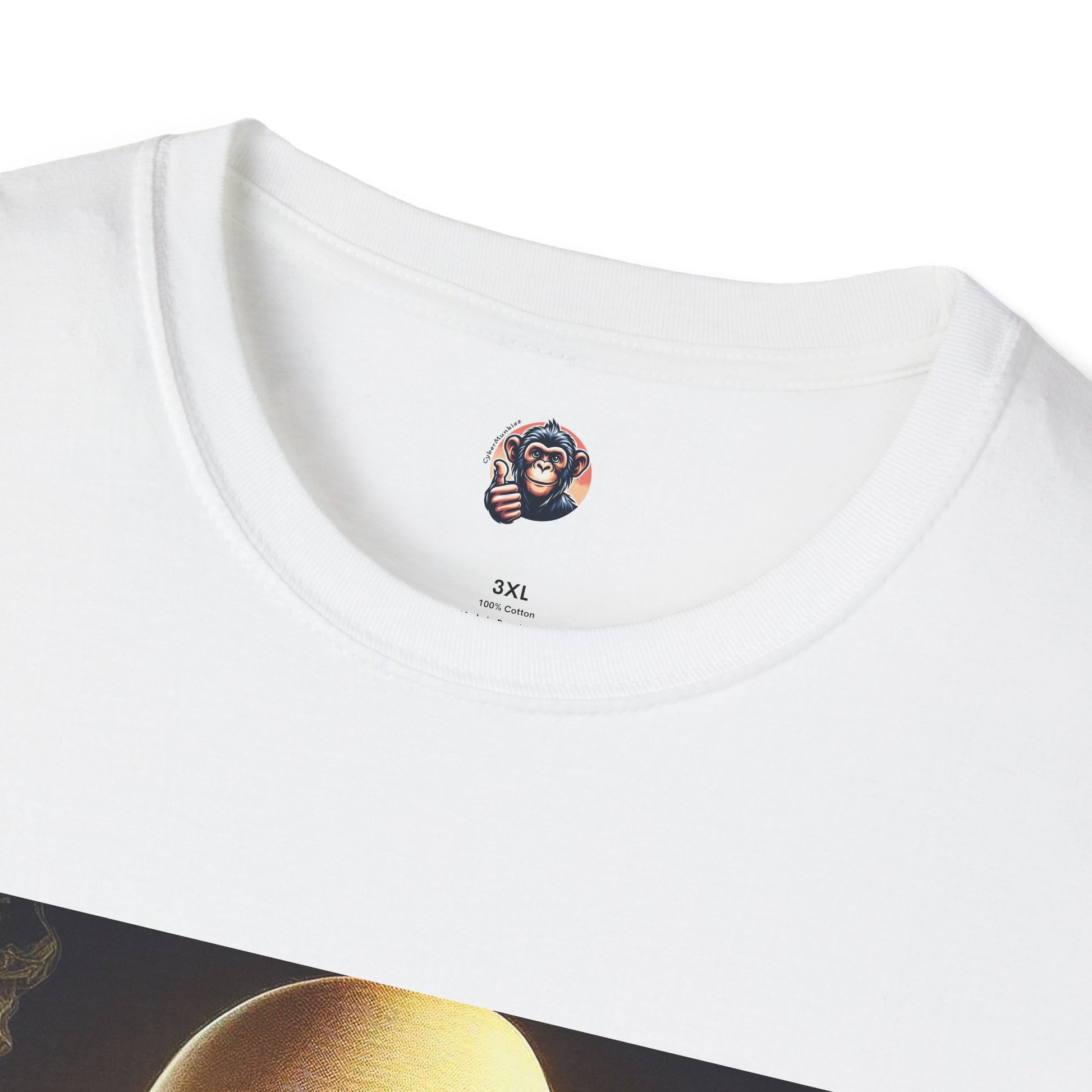 Bonobo whiskey and smoking T-Shirt Printify