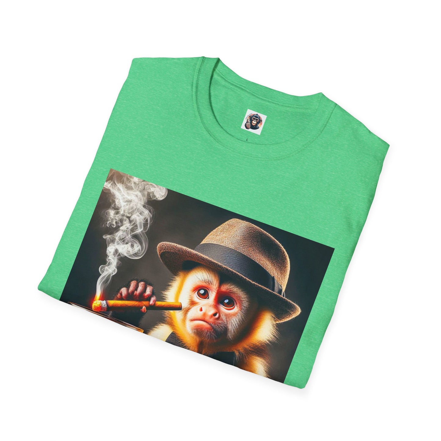 Capuchin Monkey smoking shirt