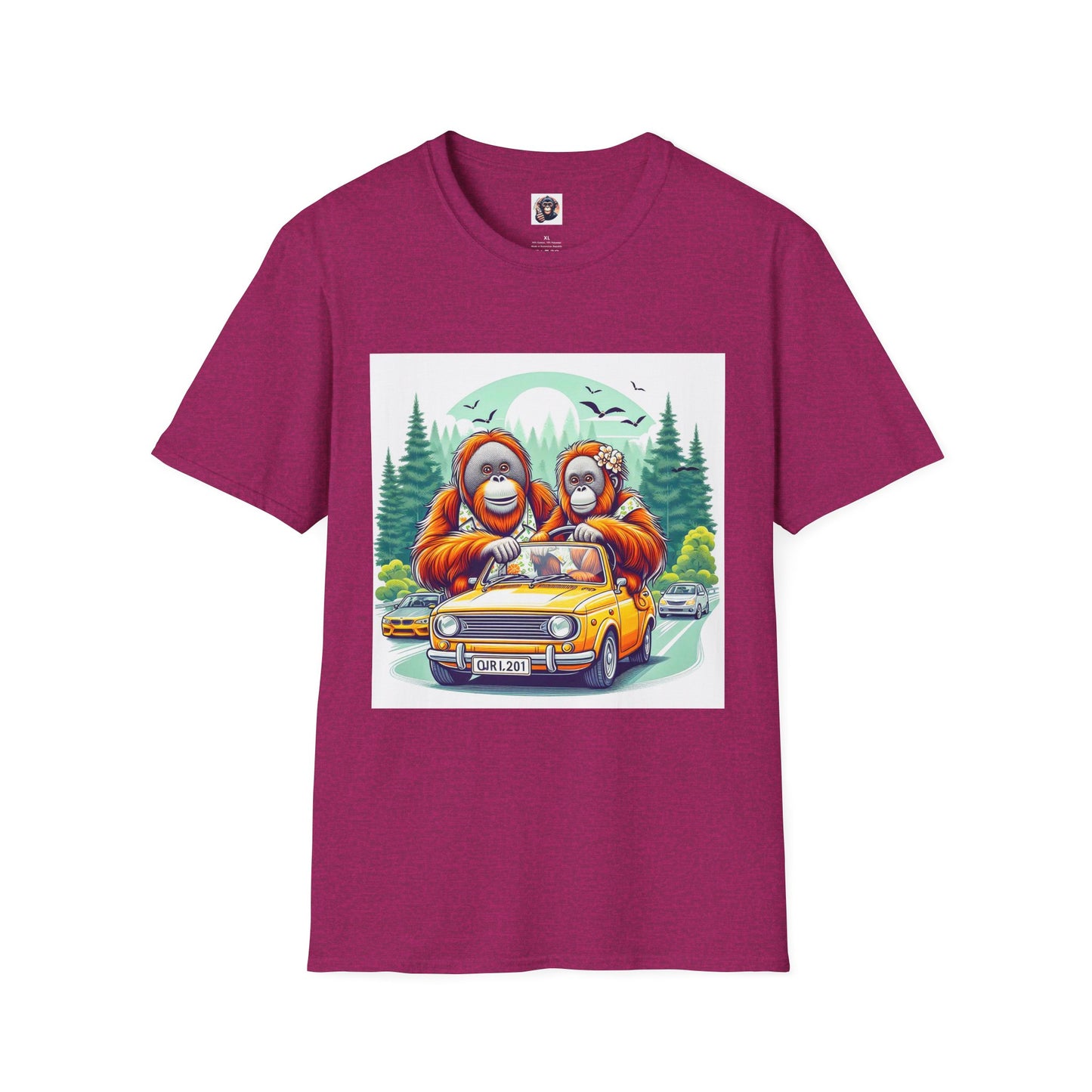 Orangutans T-Shirt Printify S Antique Heliconia