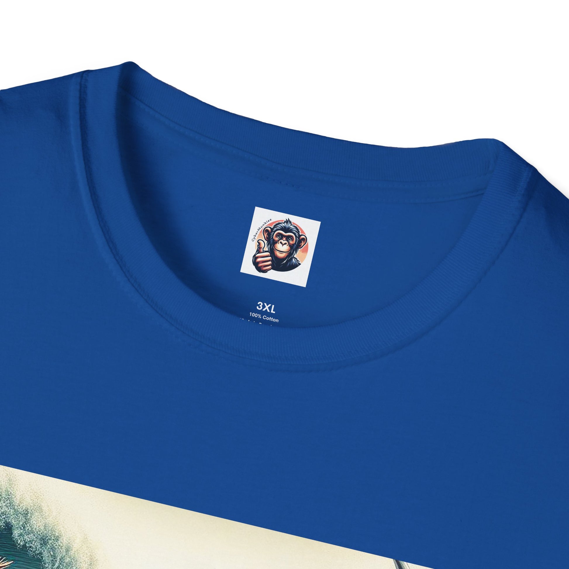 Orangutans surfing queens T-Shirt Printify