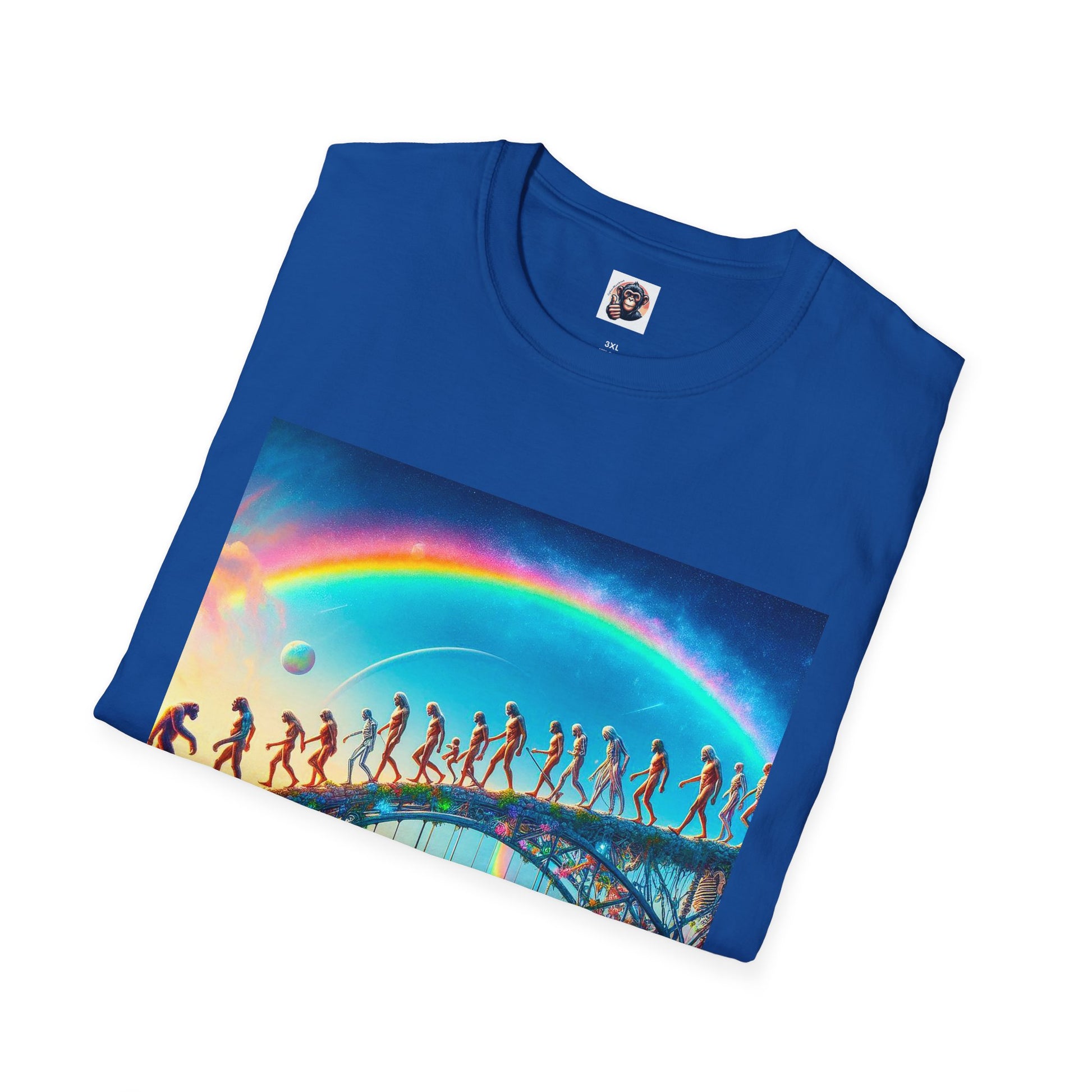 Homo Sapiens rainbow bridge T-Shirt Printify