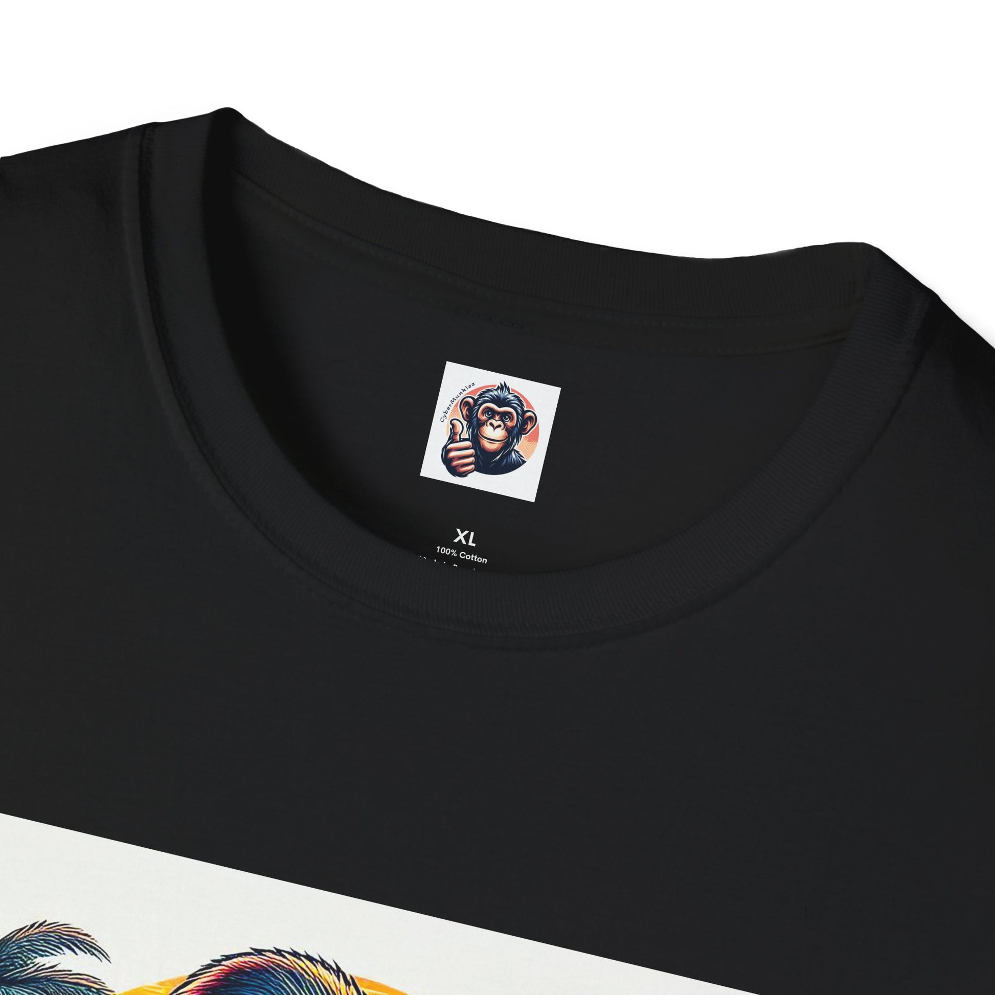 Gorilla surfer dude T-Shirt Printify