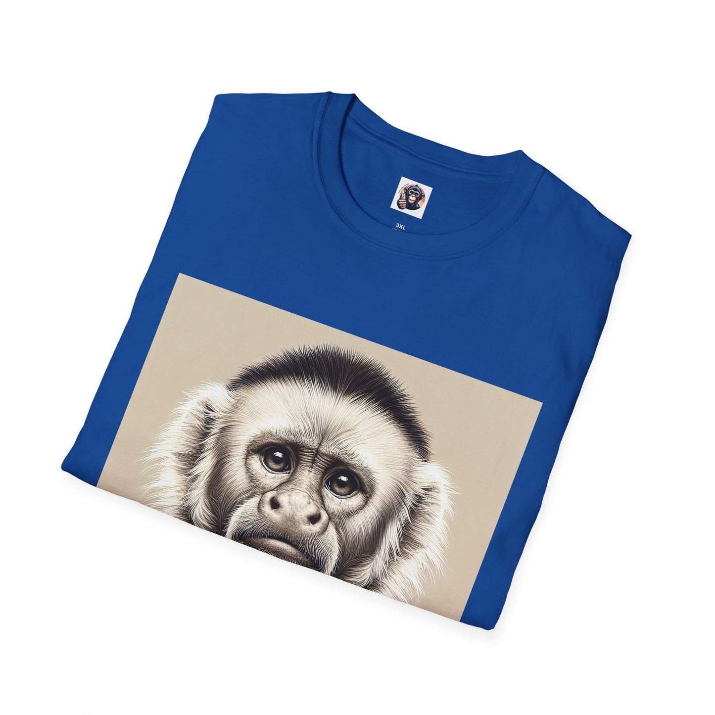 Capuchin Monkey business man T-Shirt Printify