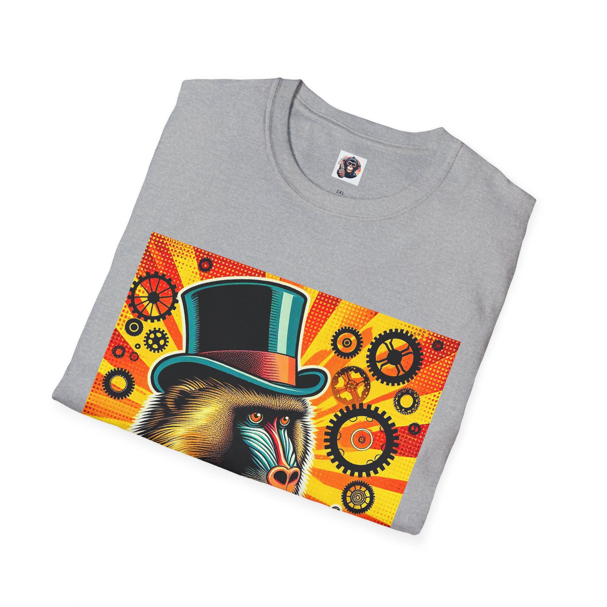 Baboon steam punk T-Shirt Printify