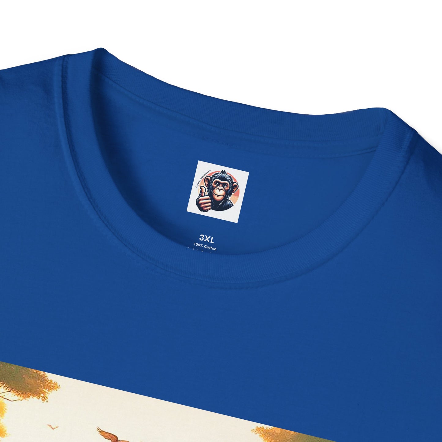 Wacky Orangutans red car T-Shirt Printify