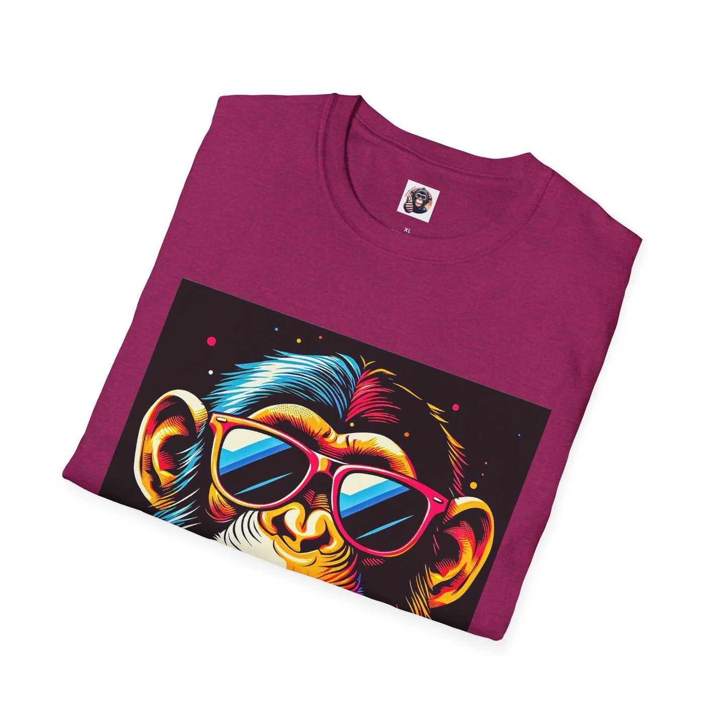 Chimp pretty colors by Printify