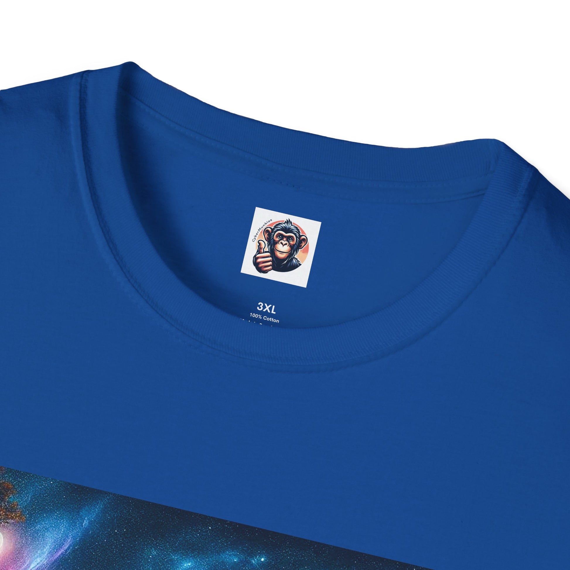 Bonobo twirling rainbow T-Shirt Printify