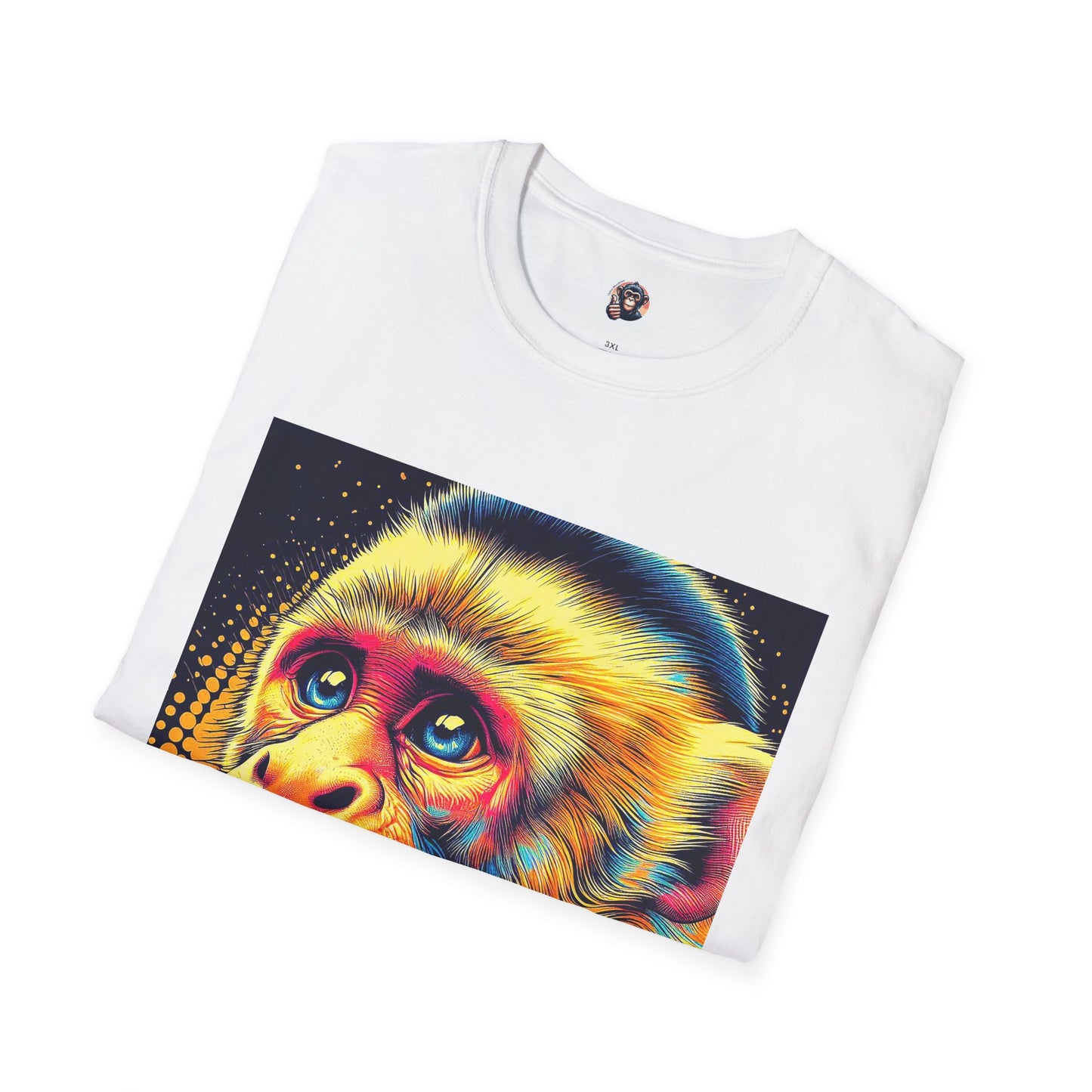 Capuchin Monkey colorful beauty shirt T-Shirt Printify
