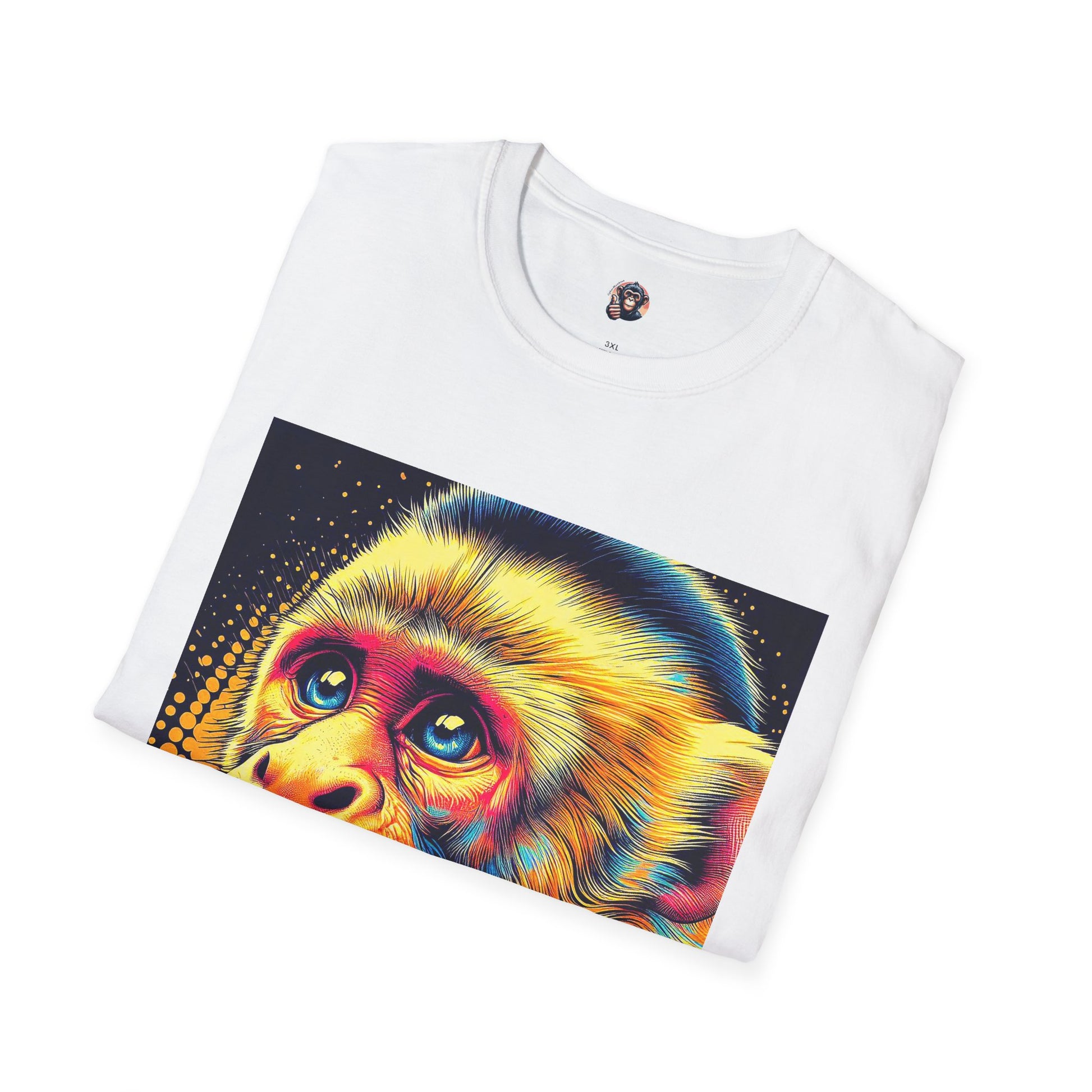 Capuchin Monkey colorful beauty shirt T-Shirt Printify