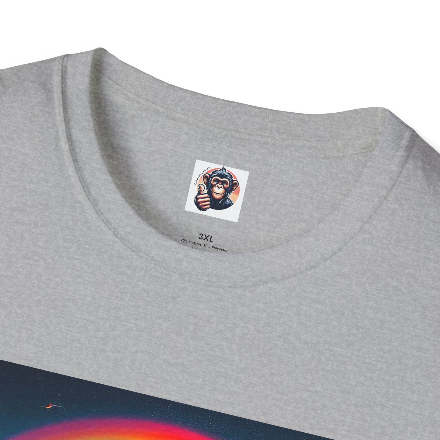 Baboon rainbow bridge T-Shirt Printify