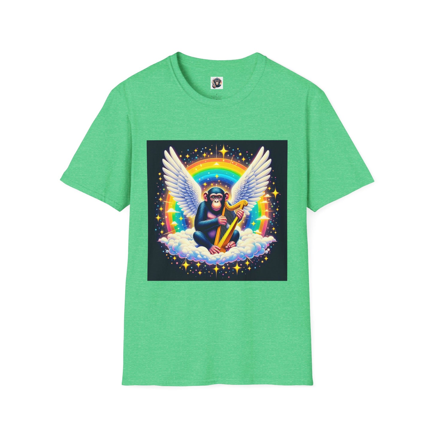 Bonobo wings T-Shirt Printify S Heather Irish Green