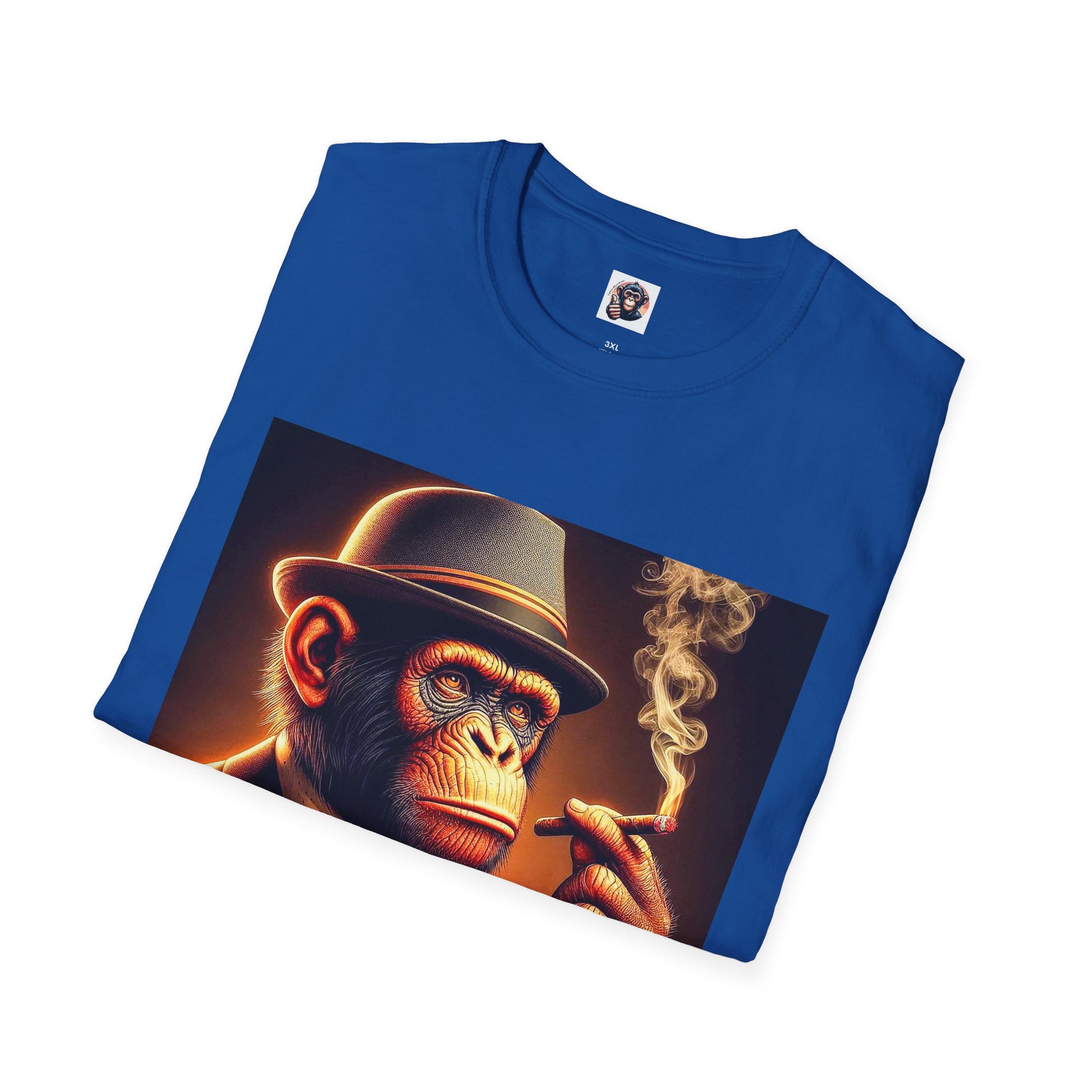 Bonobo whiskey anf cigars T-Shirt Printify