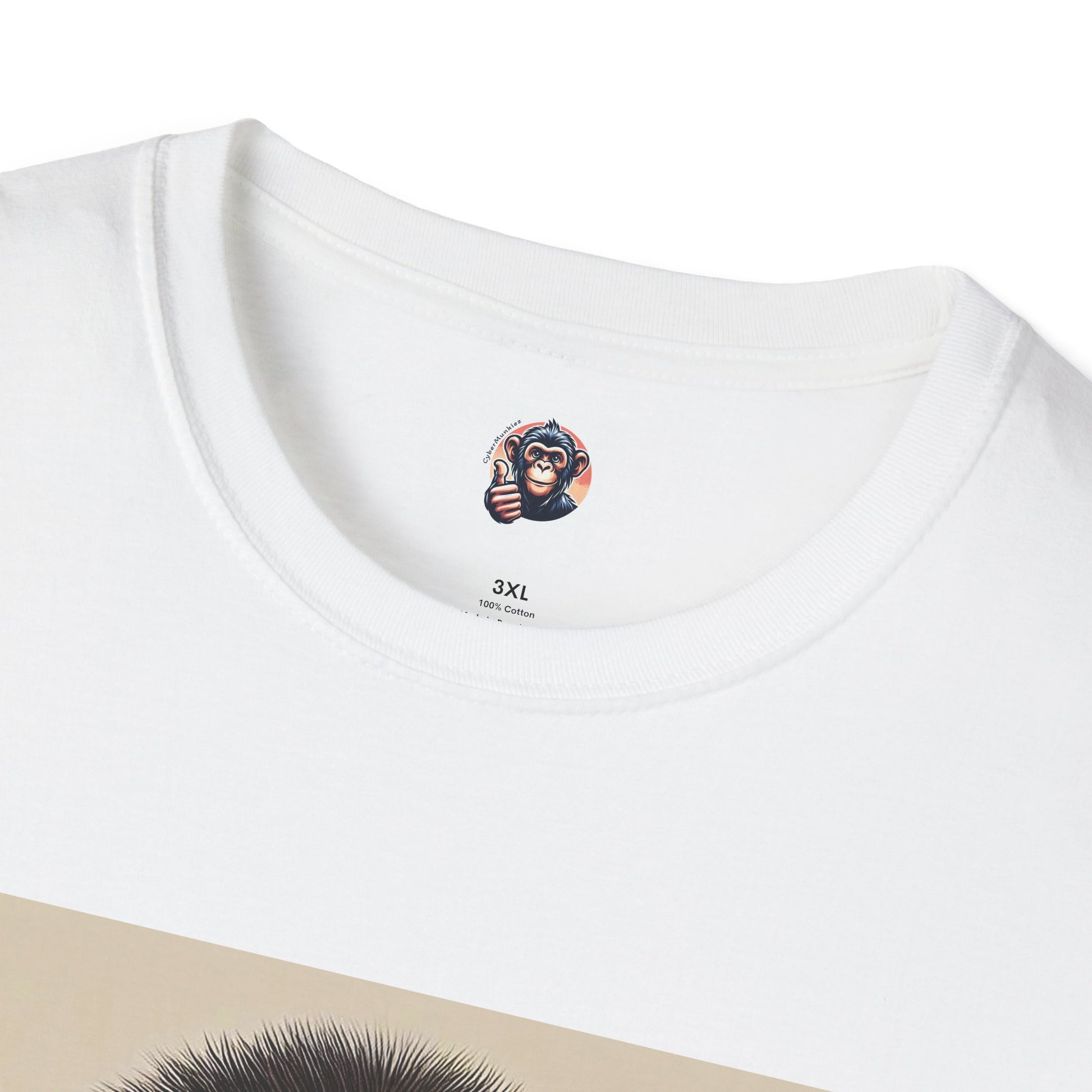 Capuchin Monkey business man T-Shirt Printify