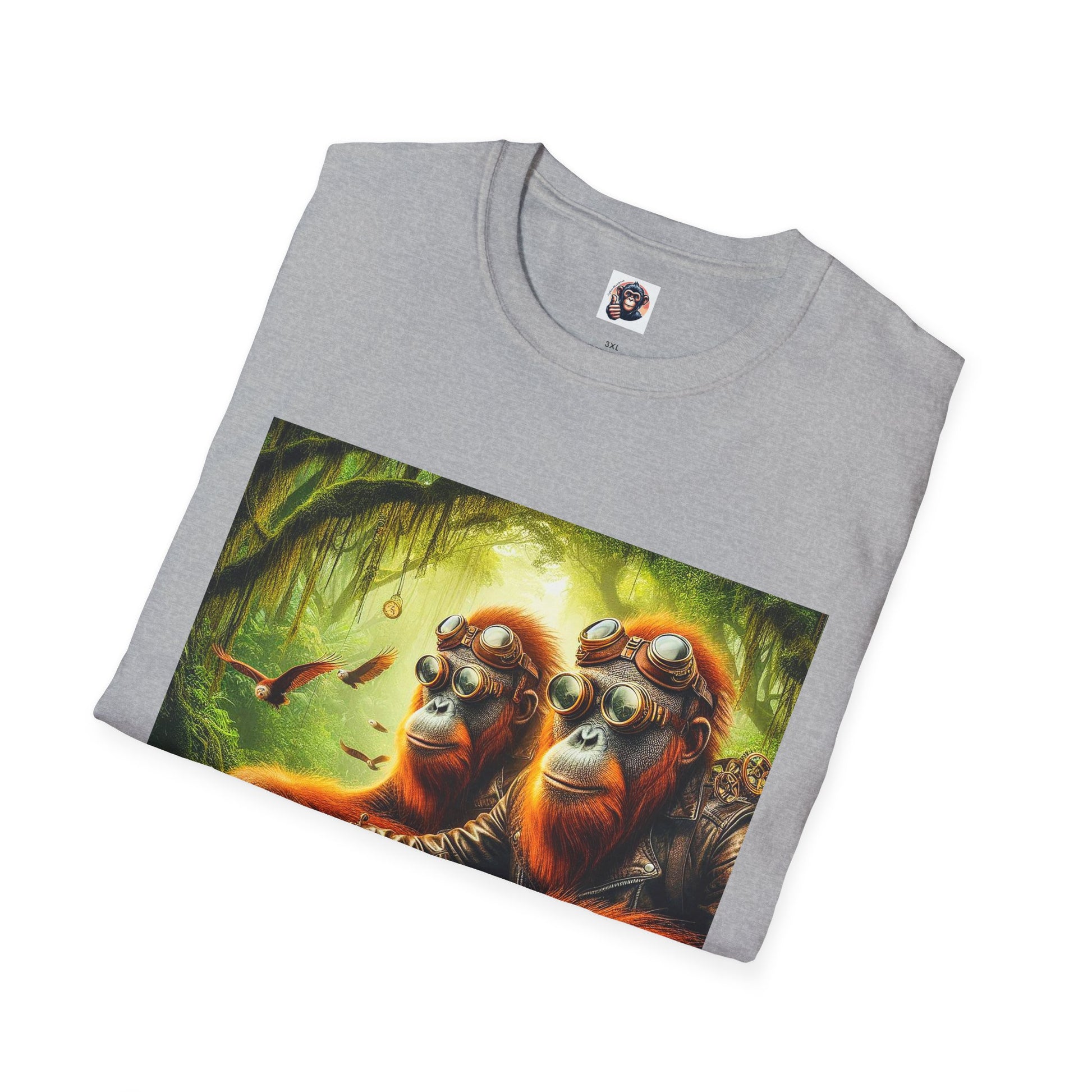 Orangutans jungle friebds T-Shirt Printify