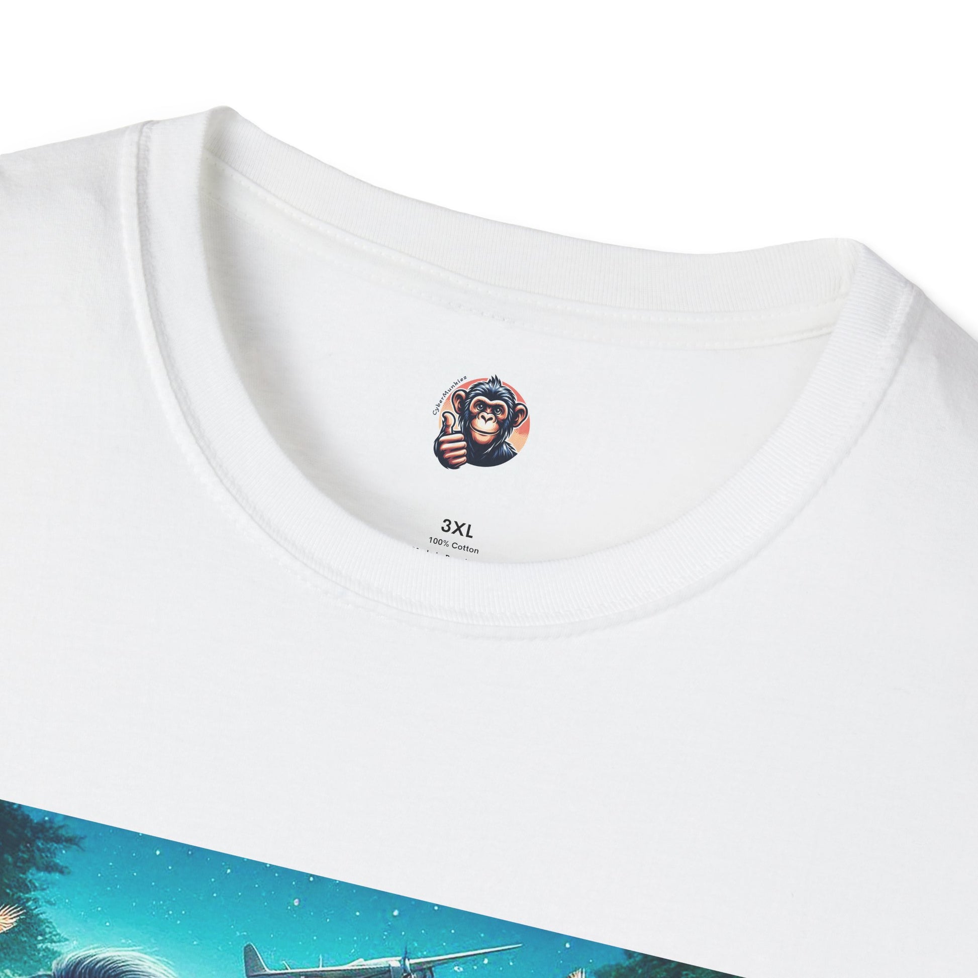 Wacky Orangutans red car T-Shirt Printify