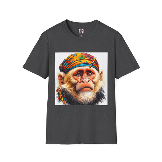Capuchin Monkey old soul shirt T-Shirt Printify XS Dark Heather
