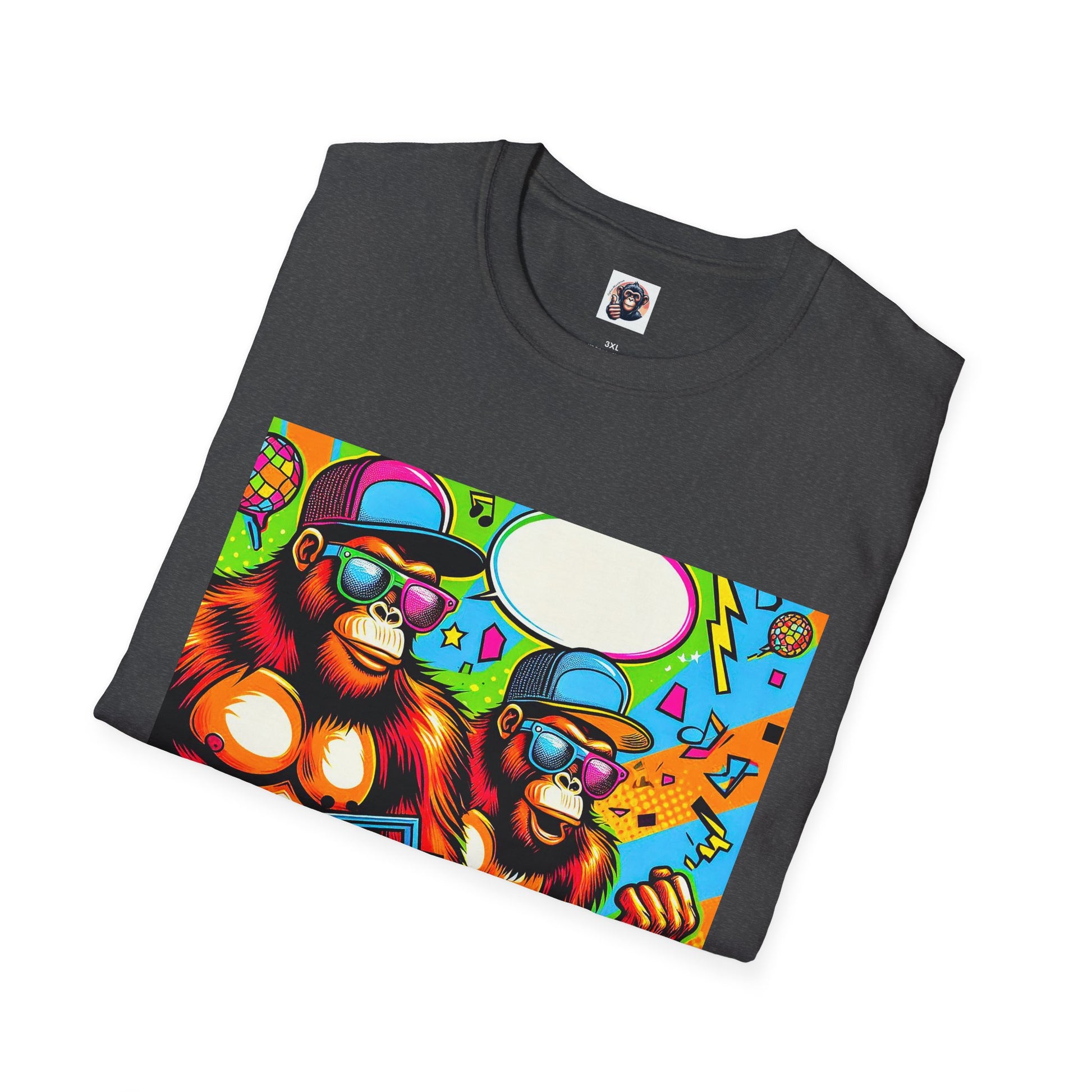 Orangutans comic book T-Shirt Printify