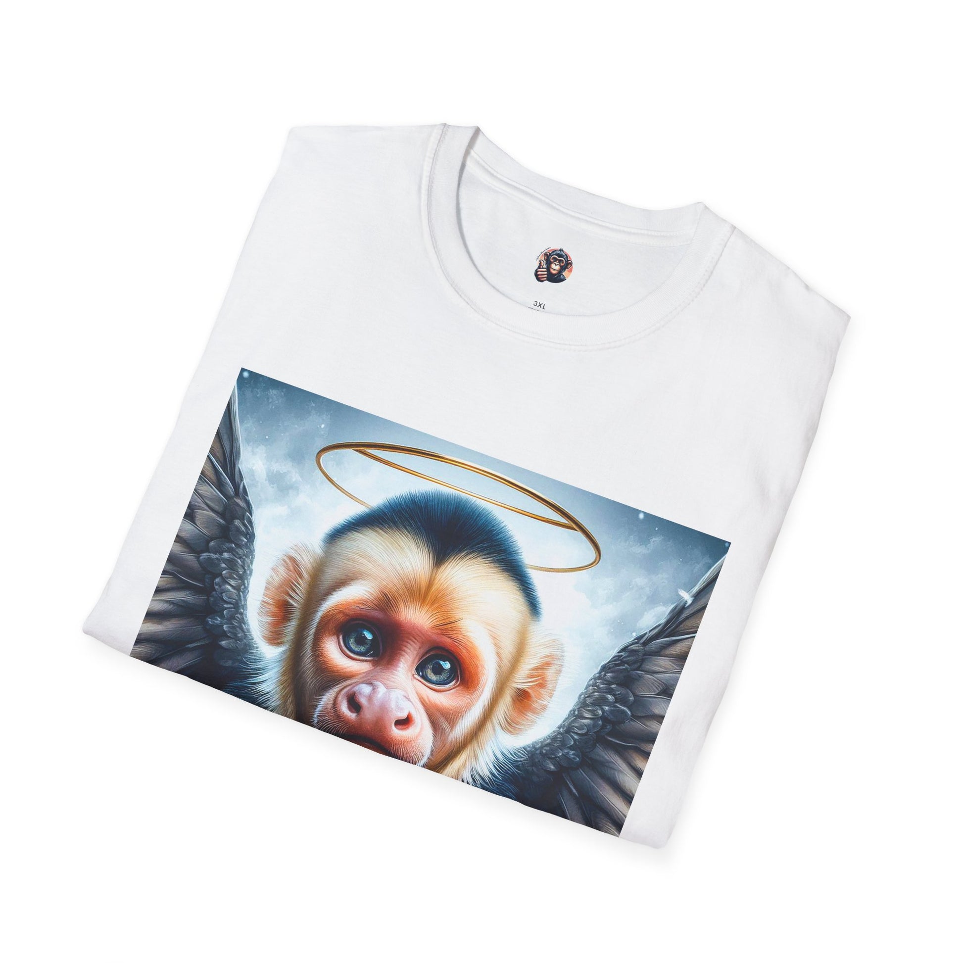 Capuchin Monkey Angel shirt T-Shirt Printify