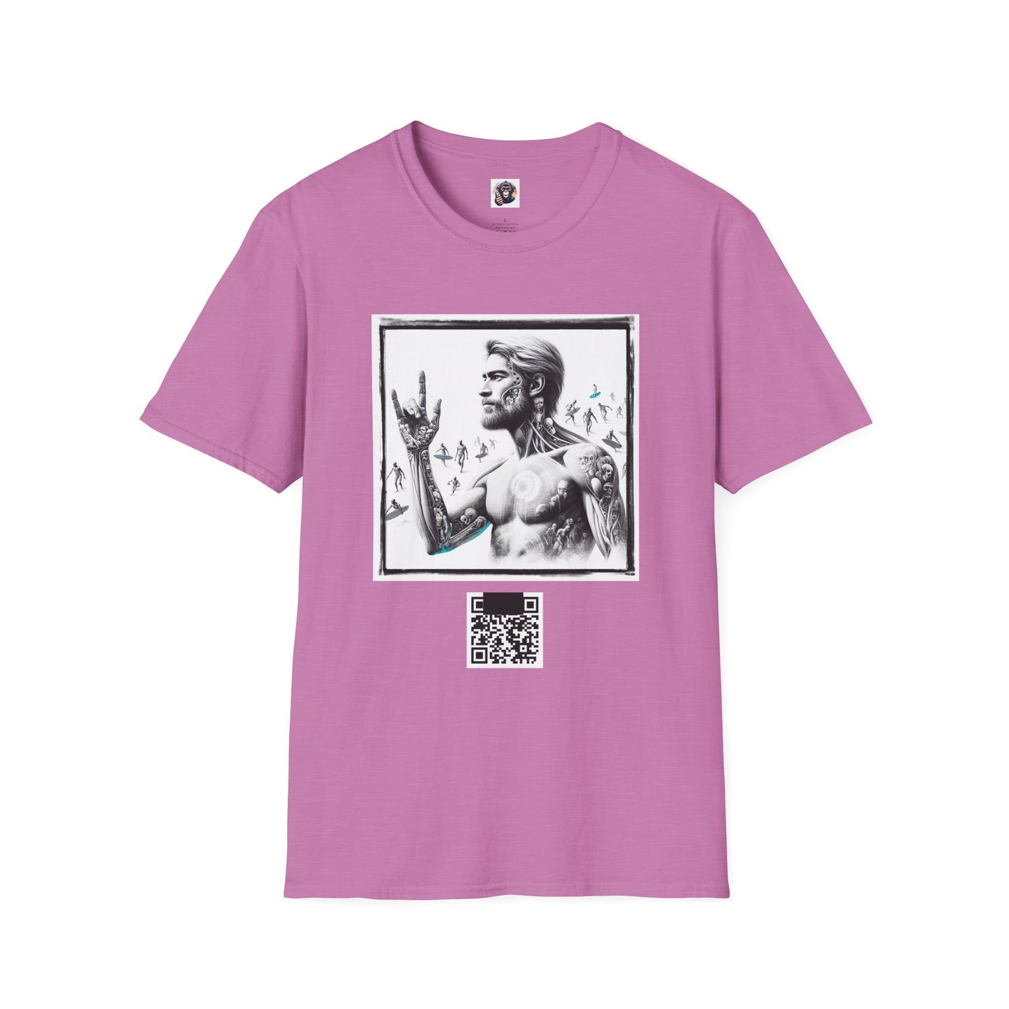 Mis·cel·la·ne·ous Designs Marketing surfs up T-Shirt Printify S Heather Radiant Orchid