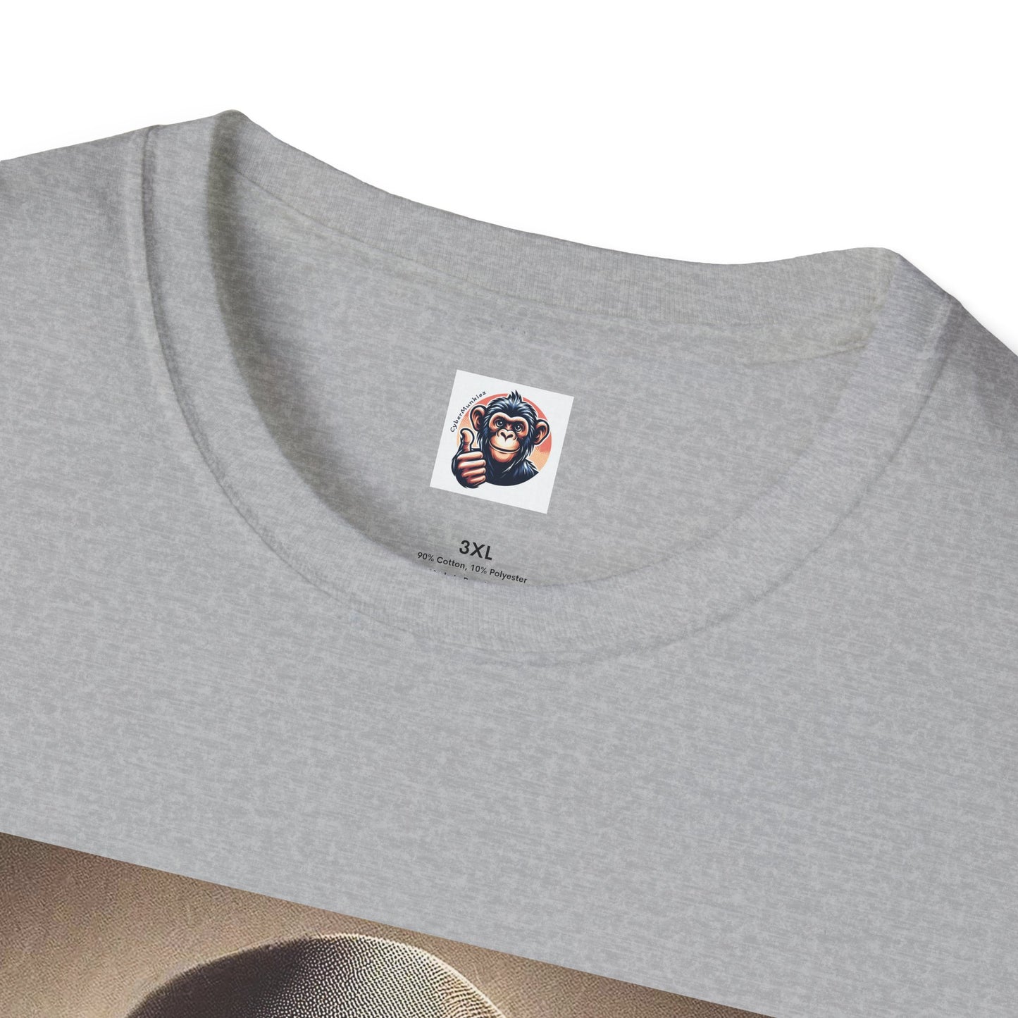 Capuchin Monkey suit and tie shirt T-Shirt Printify