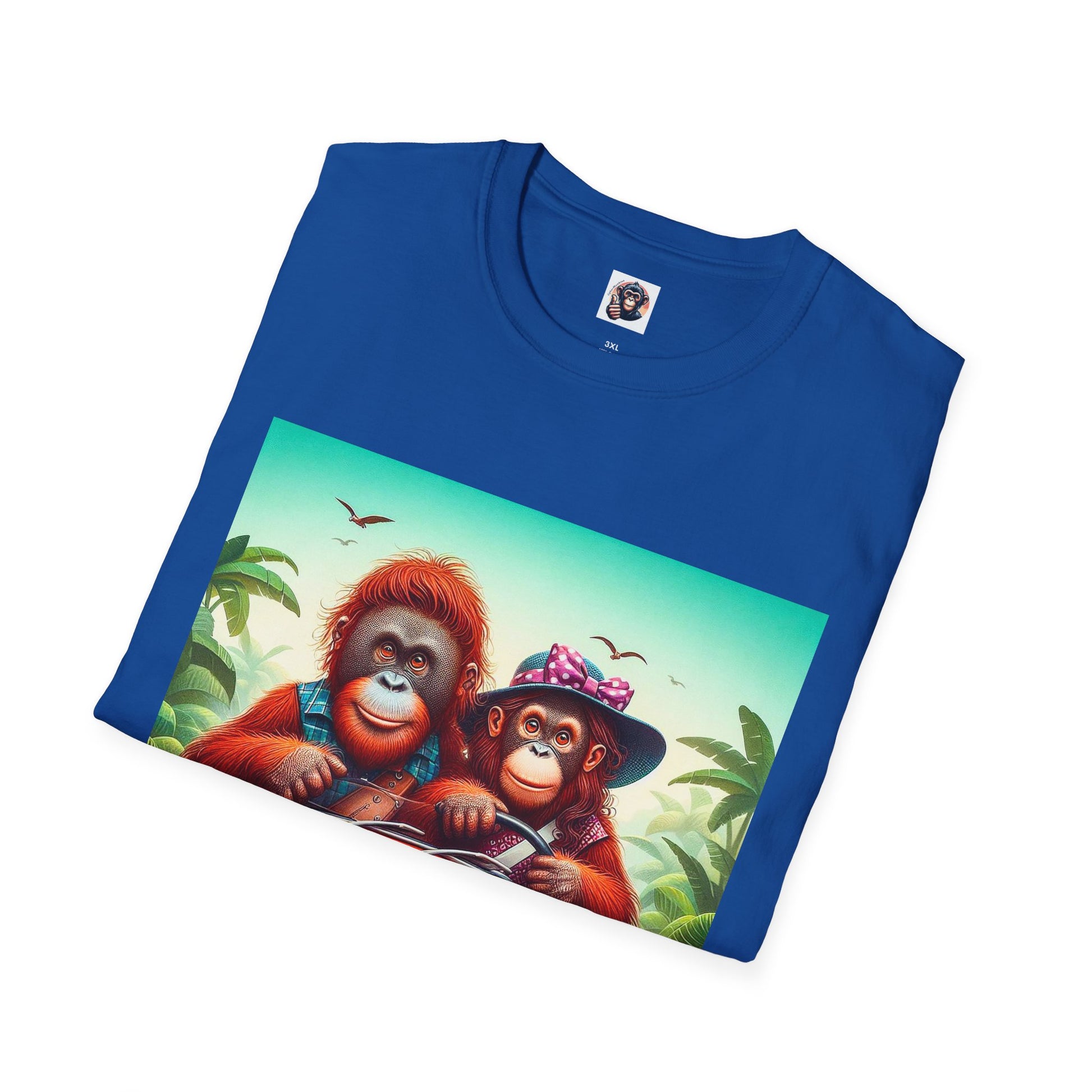 Wacky Orangutans friends driving T-Shirt Printify