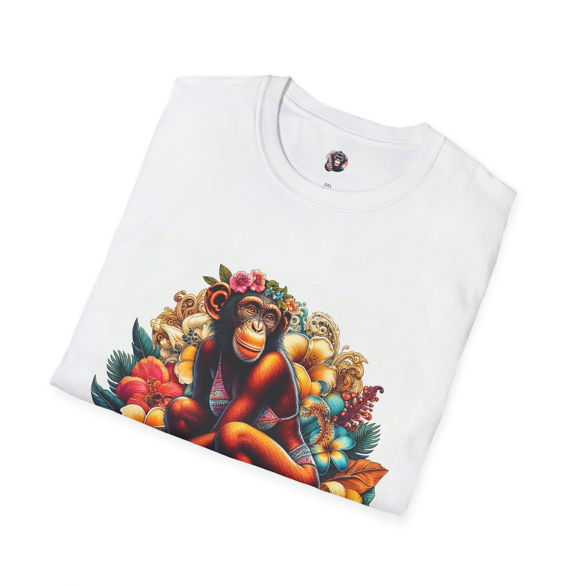 Bonobo surfer queen T-Shirt Printify