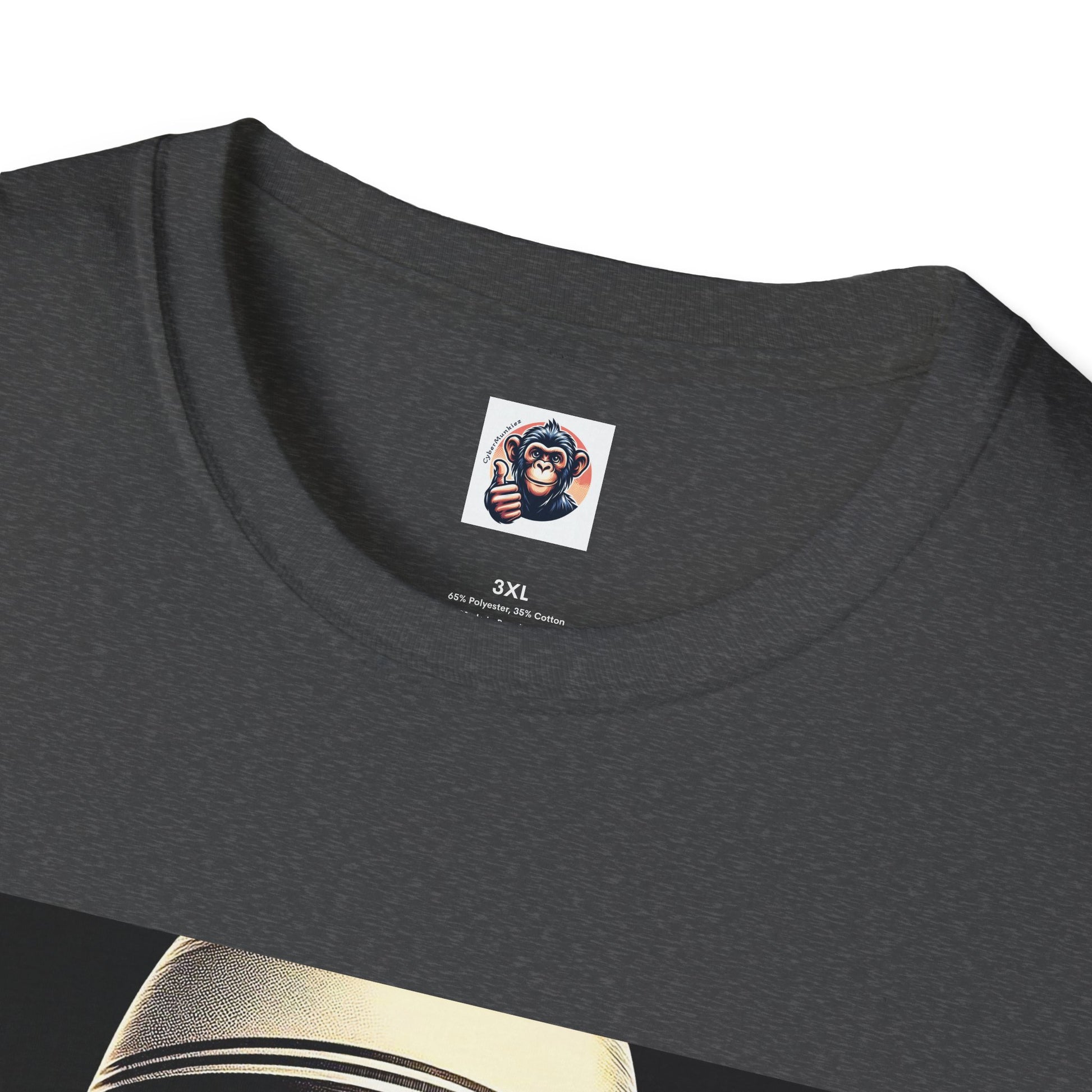 Chimp drink and smoke T-Shirt Printify