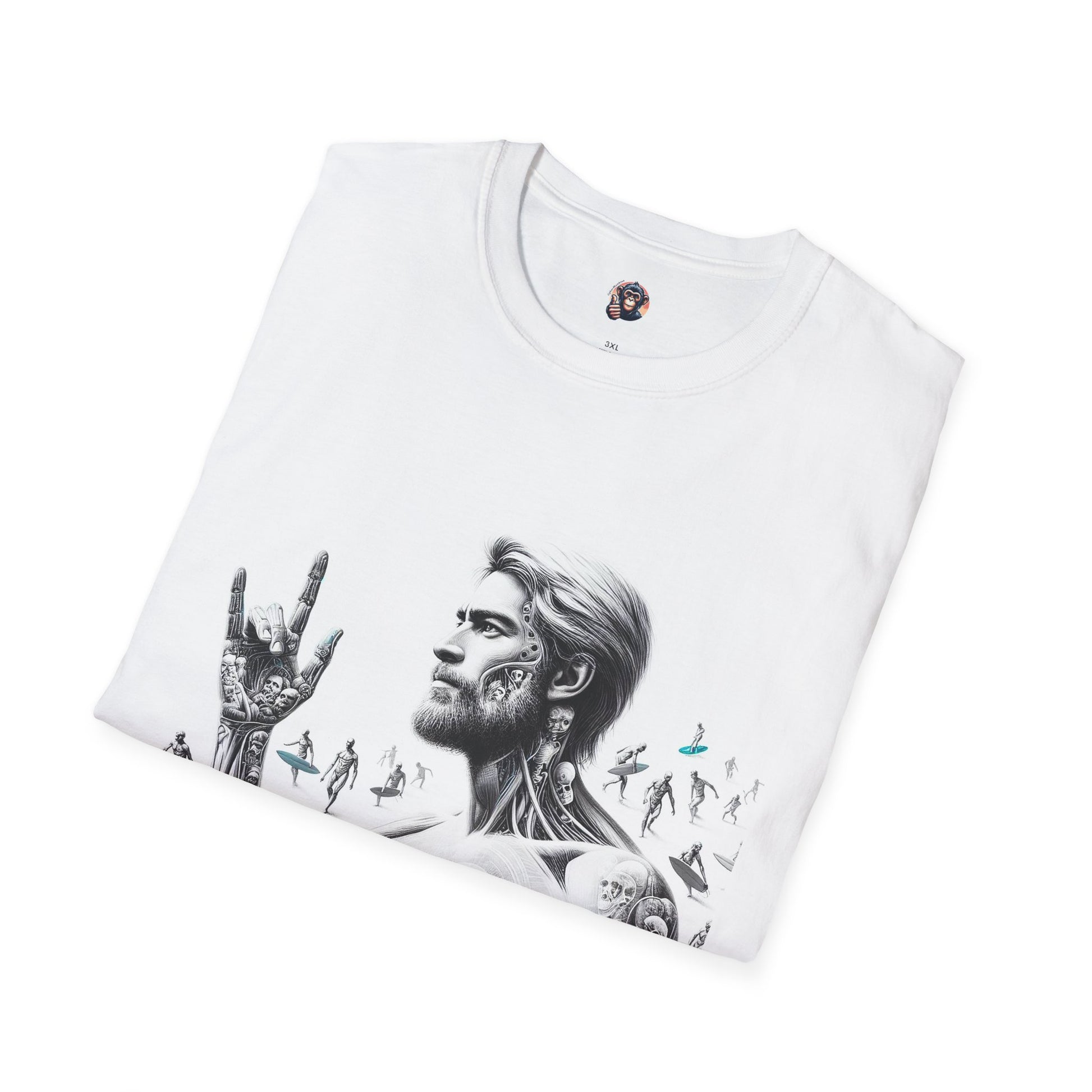 Homo Sapiens robot T-Shirt Printify