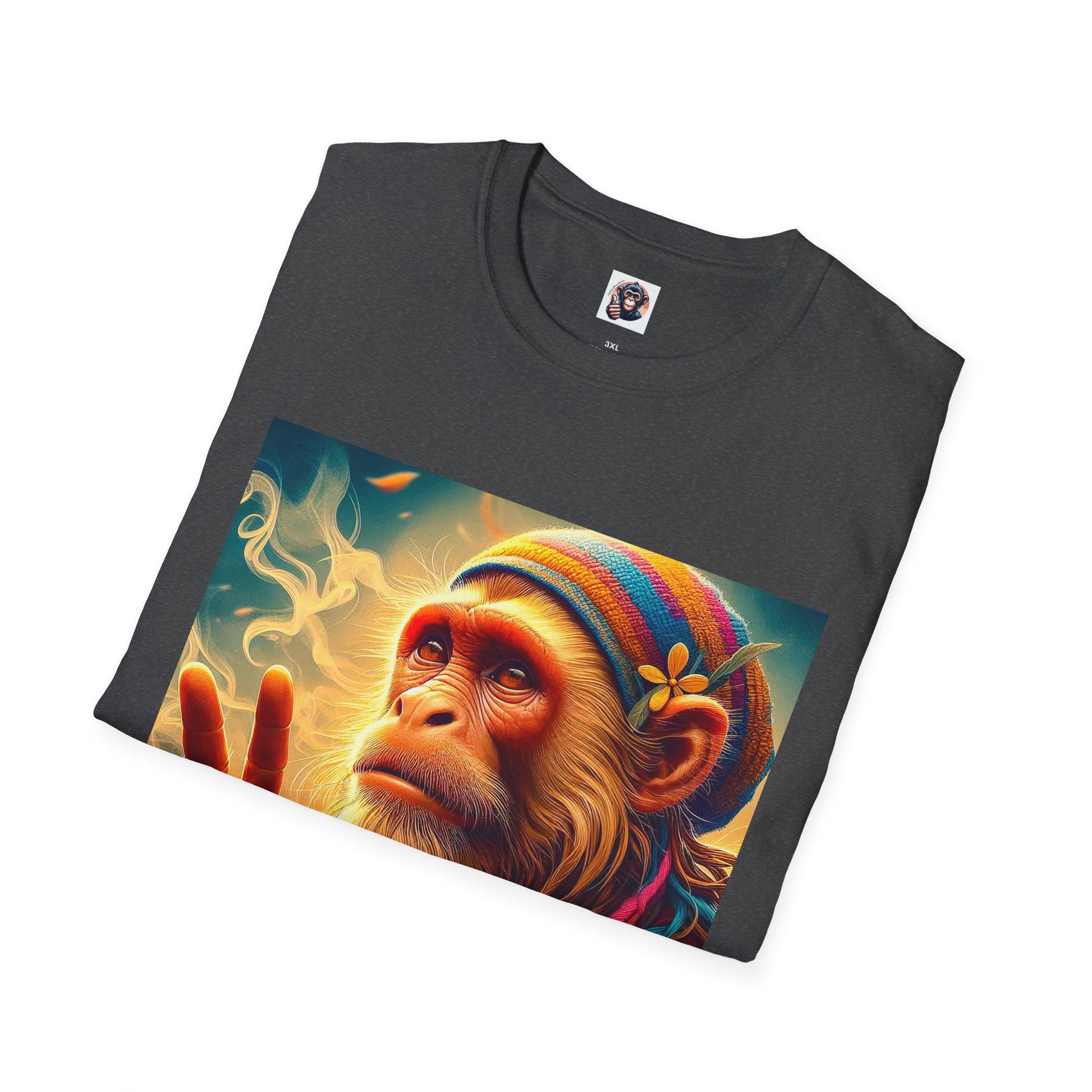 Capuchin Monkey wise man shirt T-Shirt Printify