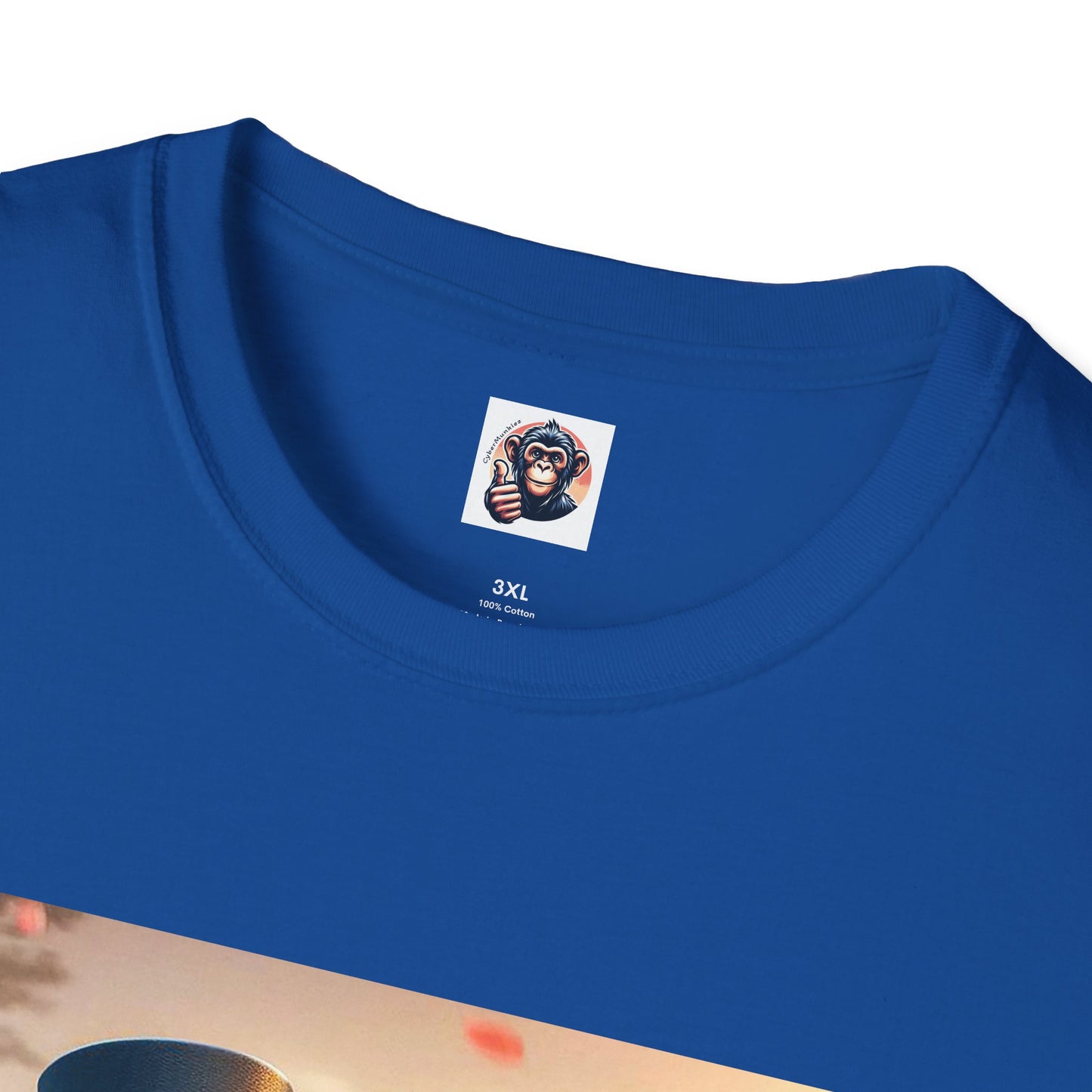 Wacky Chimp driving car T-Shirt Printify