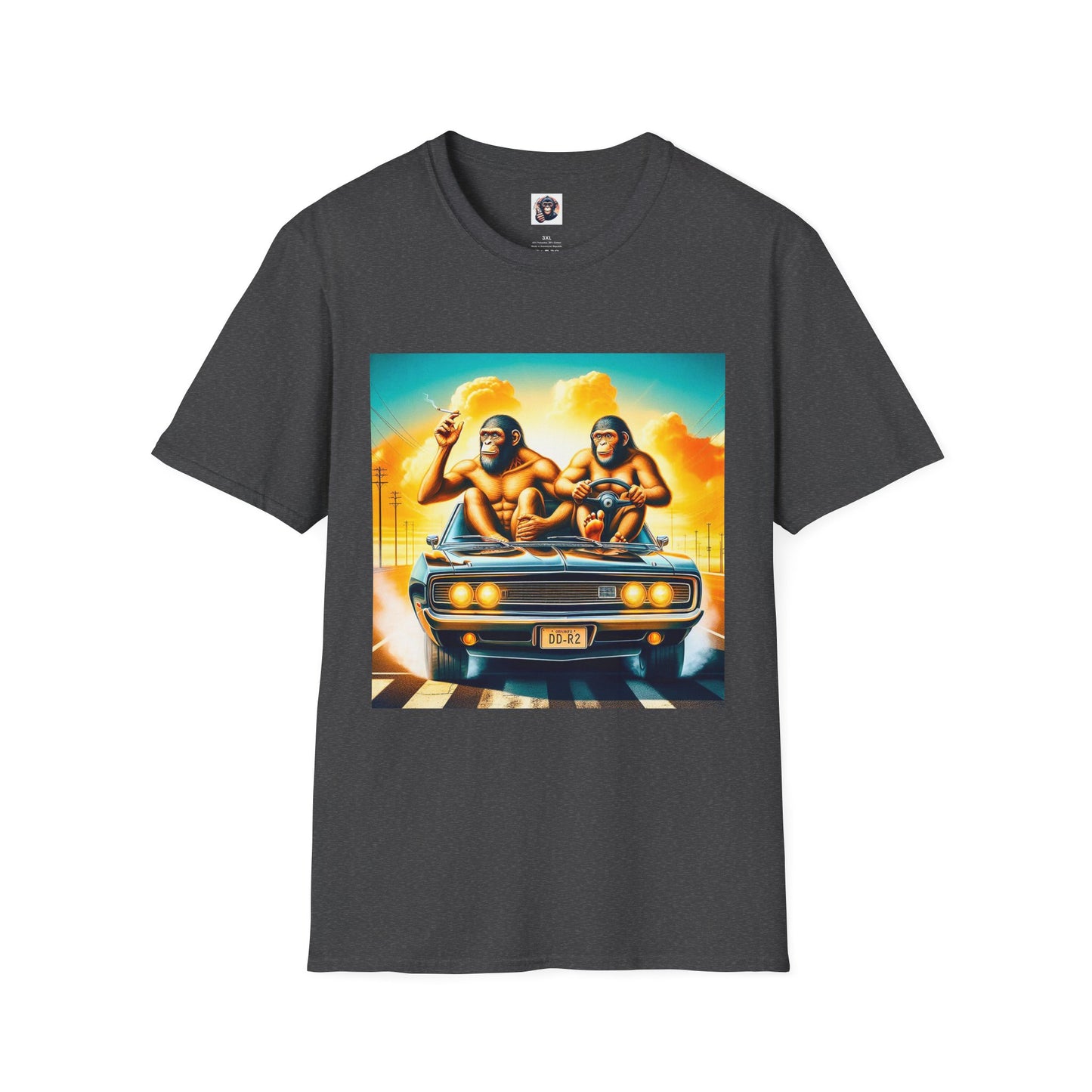 Wacky Homo Sapiens T-Shirt Printify XS Dark Heather