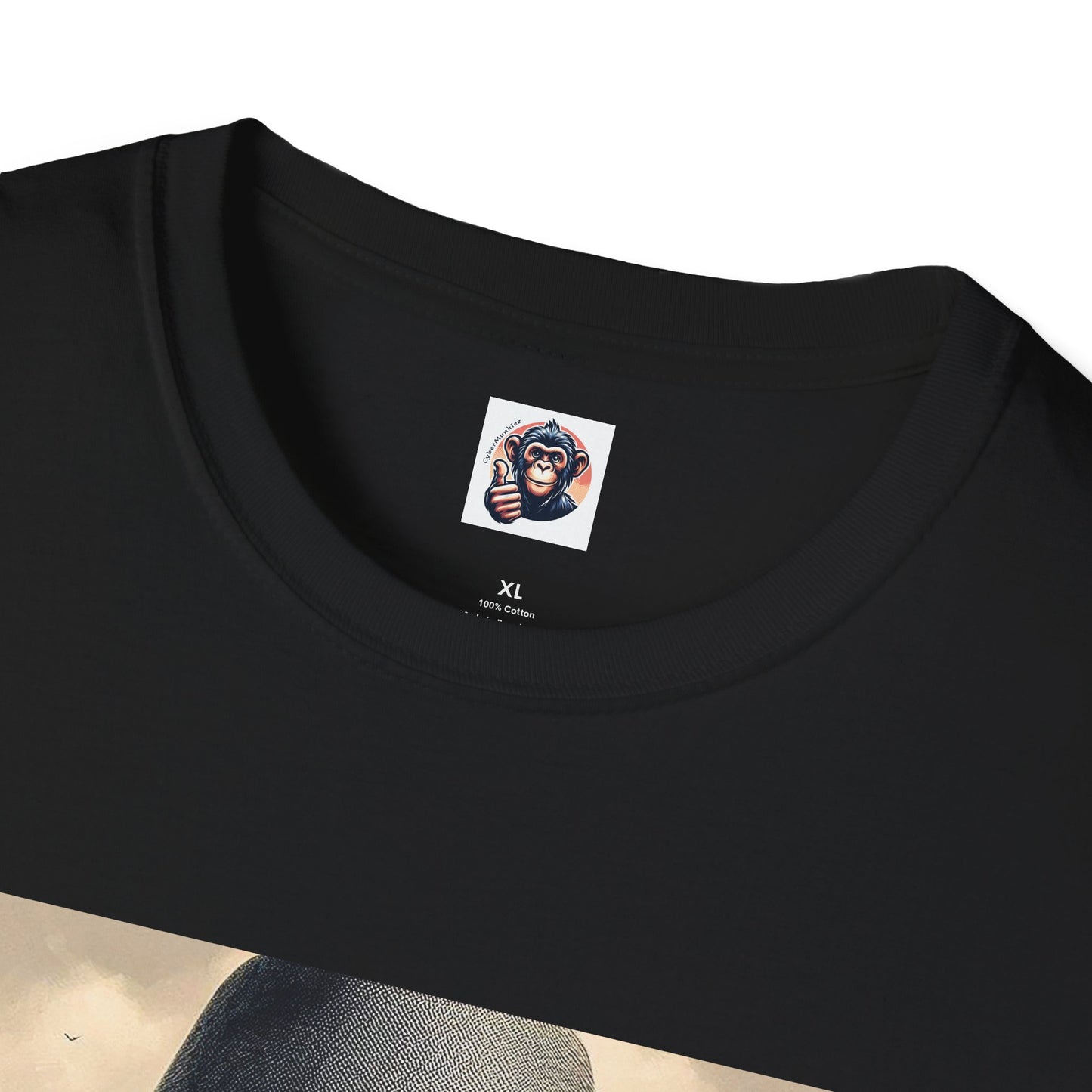Bonobo hat and bow tie T-Shirt Printify