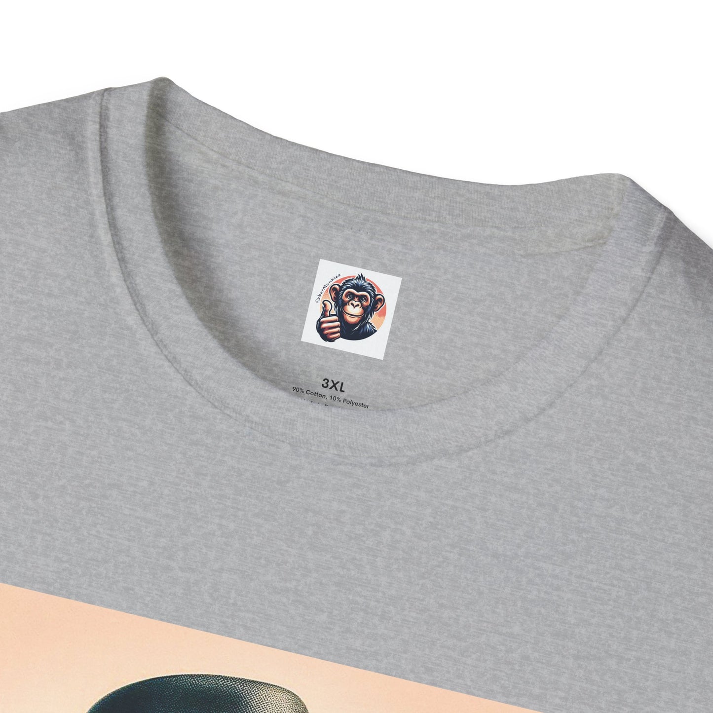 Baboon hat and bow T-Shirt Printify
