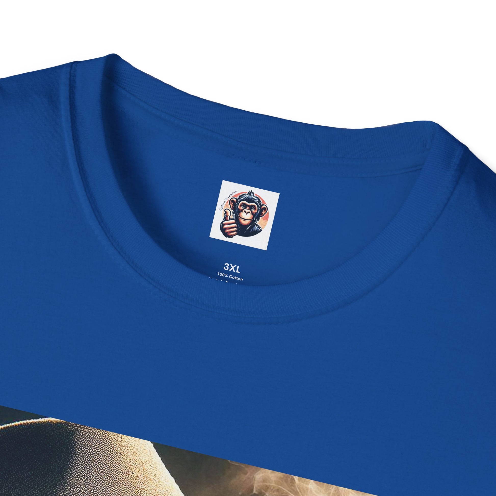 Capuchin Monkey cigar smoker T-Shirt Printify