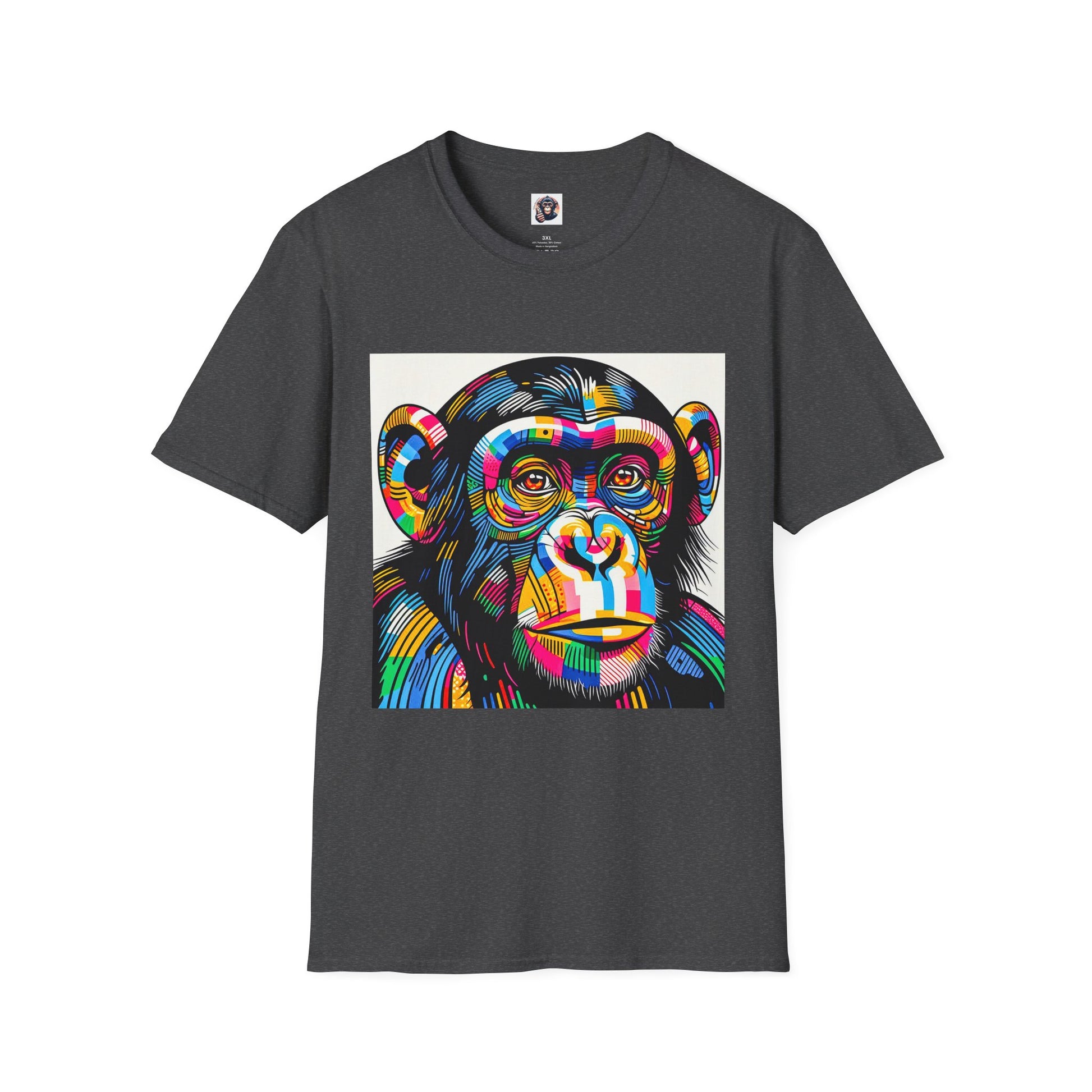 Bonobo colors T-Shirt Printify XS Dark Heather