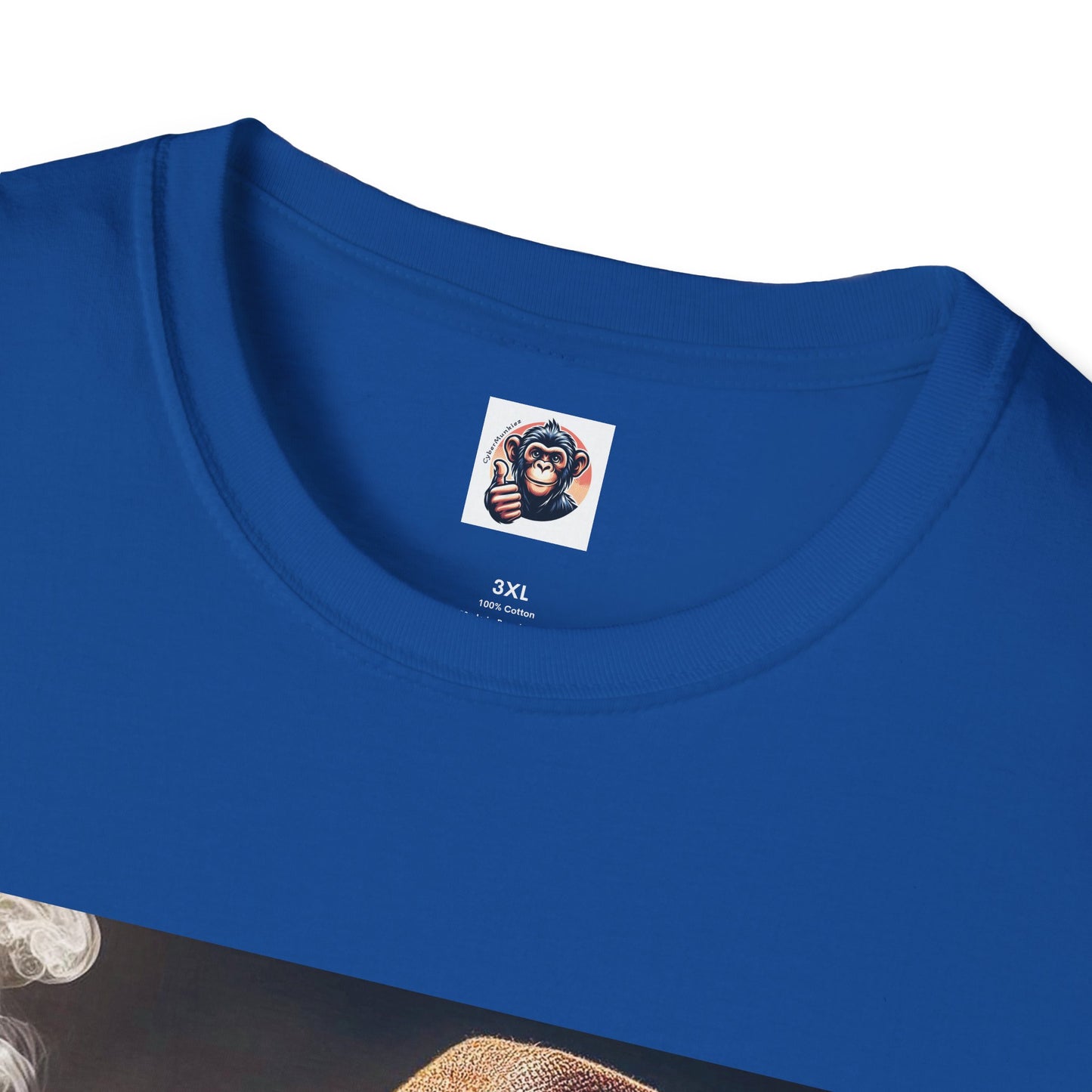 Capuchin Monkey smoking shirt T-Shirt Printify