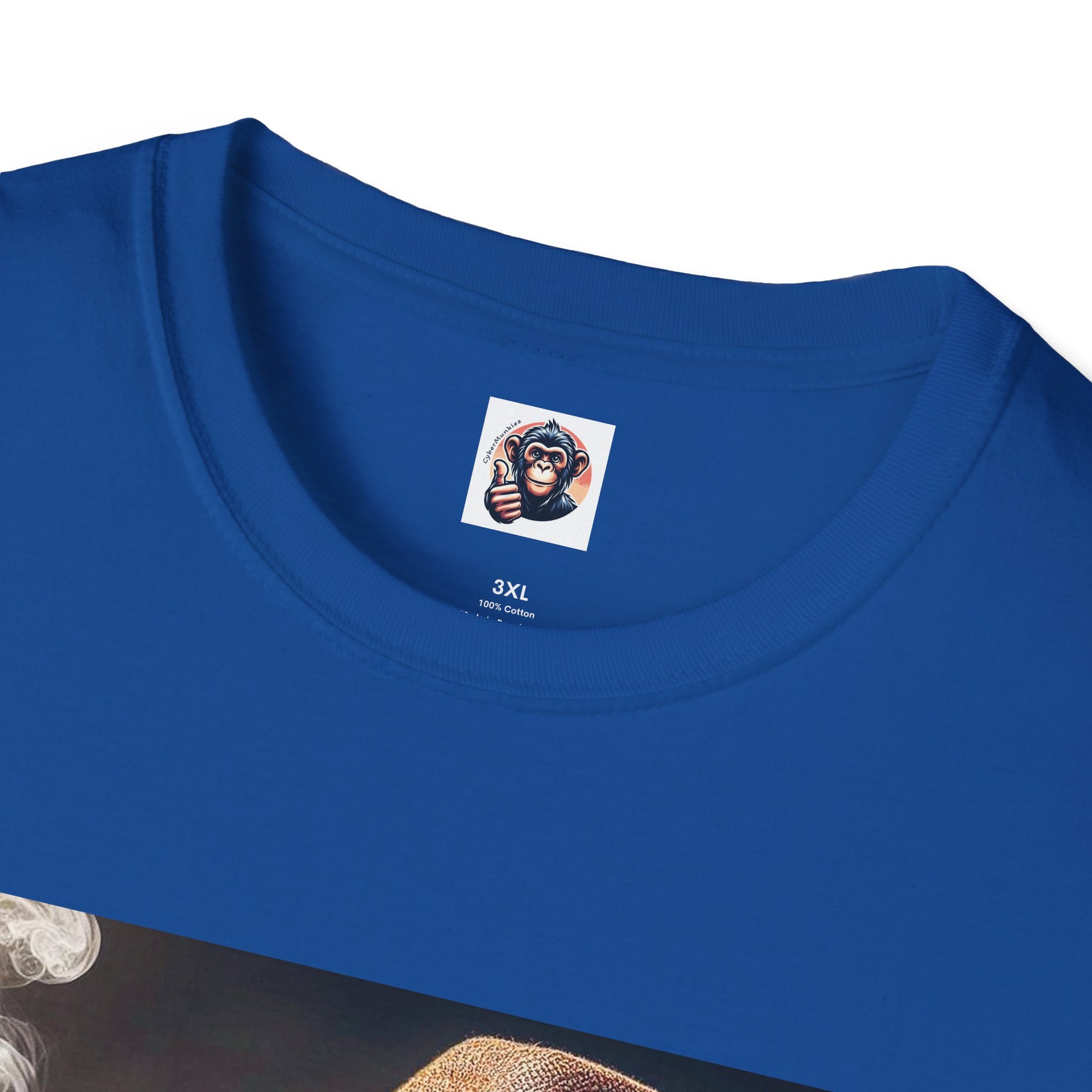 Capuchin Monkey smoking shirt T-Shirt Printify