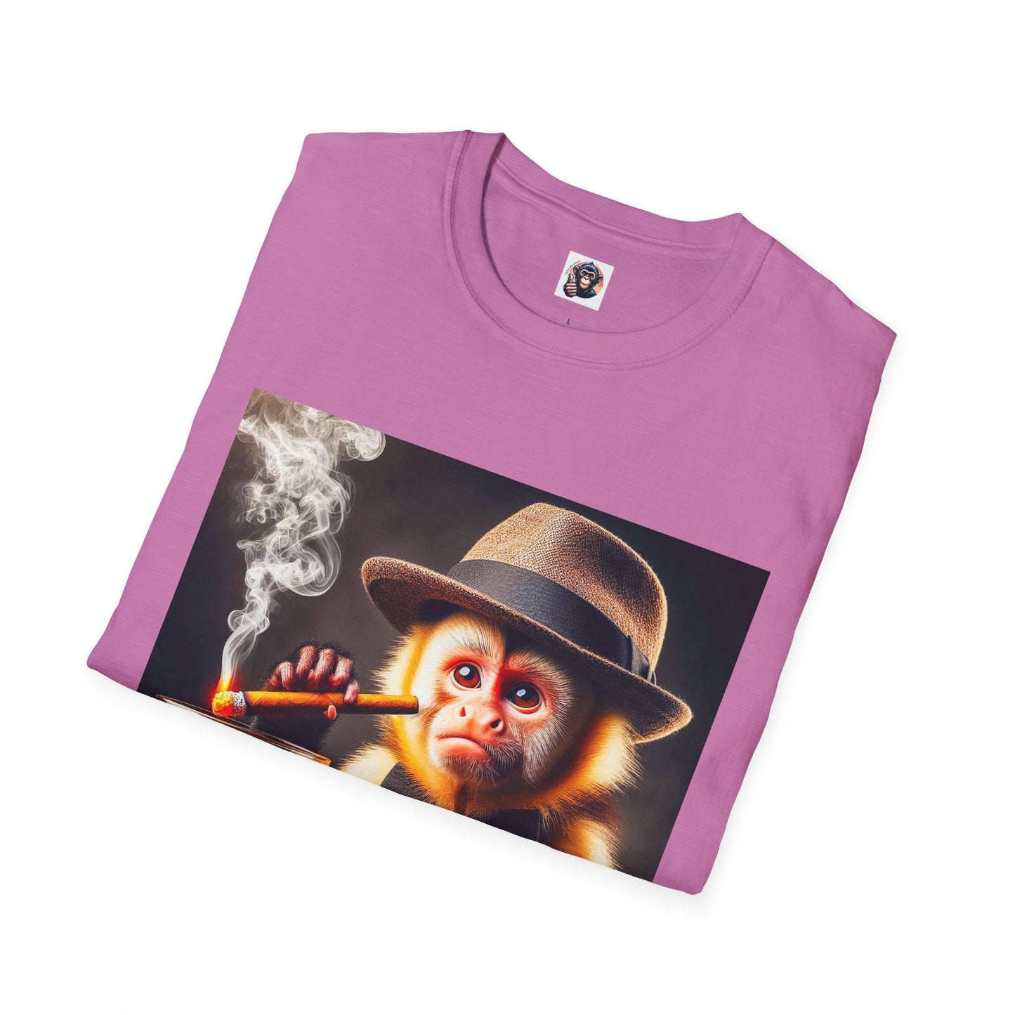 Capuchin Monkey smoking shirt